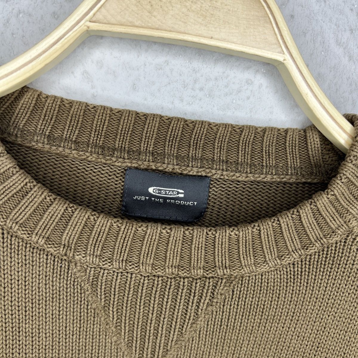 G-Star Vintage G-Star Raw Utility Sweater Jumper Heavy Knit Brown Size US M / EU 48-50 / 2 - 5 Thumbnail