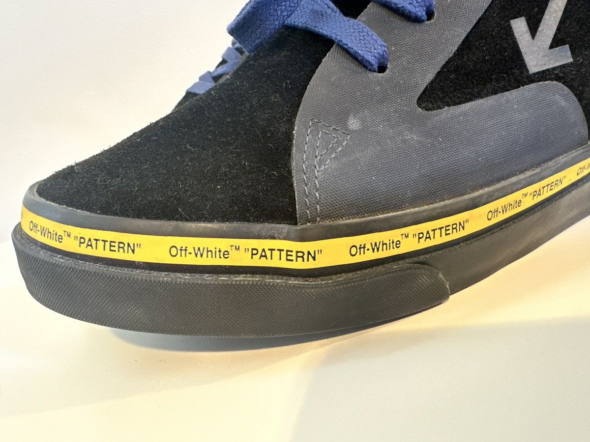 Off-White Off -White Vulc Mid Black Yellow Suede Skate Sneakers Size US 10 / EU 43 - 5 Thumbnail