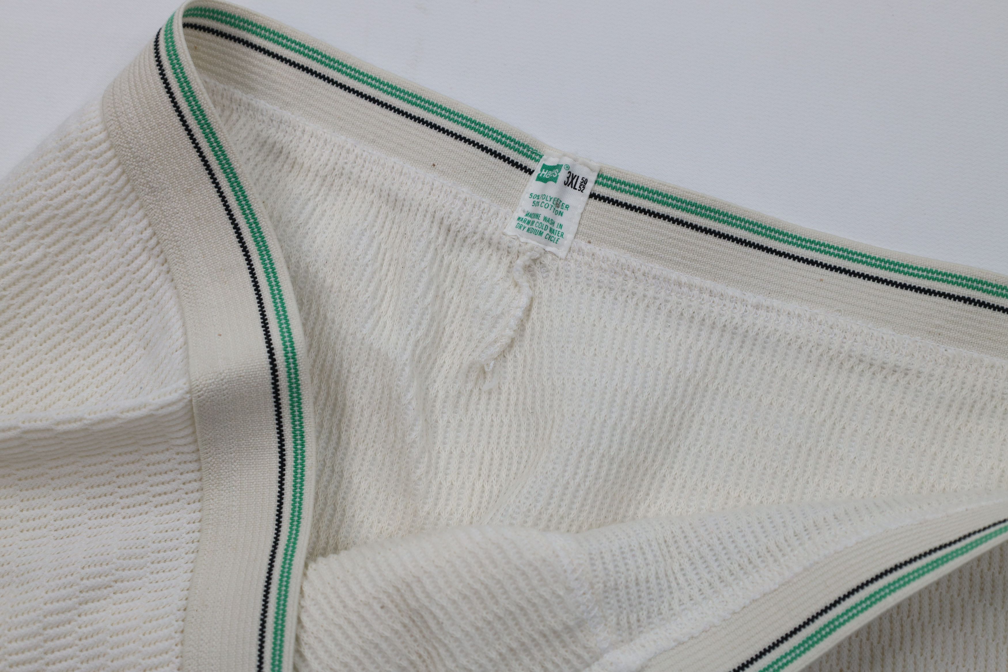 Hanes Vintage 70s Hanes Waffle Knit Cuffed Joggers Pants USA Size US 42 / EU 58 - 7 Thumbnail