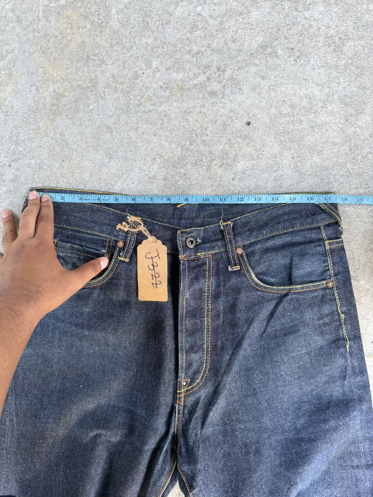 RMC Jeans Red Monkey Company Embroidered Jeans Distressed Jeans Size US 34 / EU 50 - 24 Thumbnail