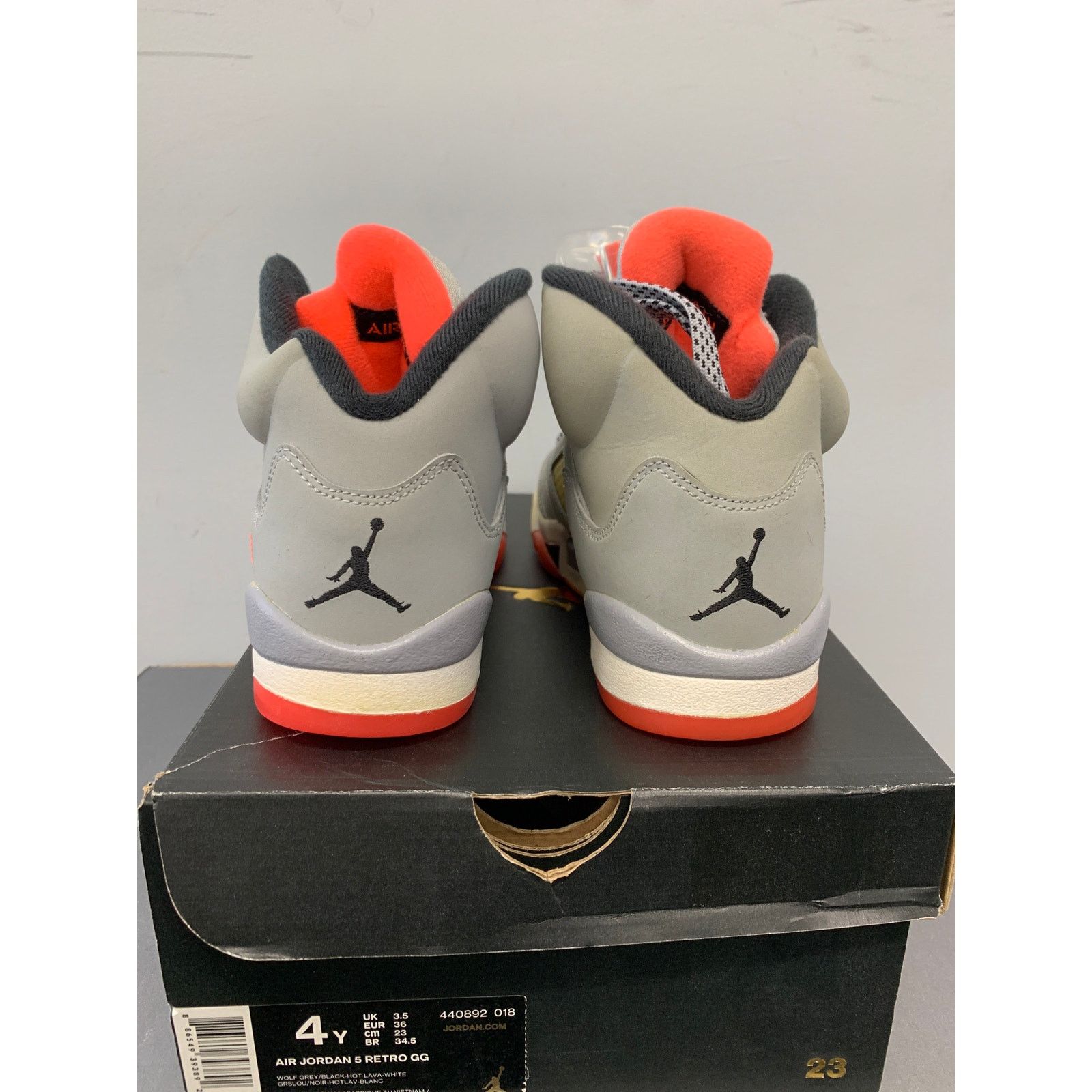 Nike Nike Air Jordan 5 Retro Hot Lava GS Size 4Y SHIPS NOW Size US 5 / EU 37 - 4 Thumbnail