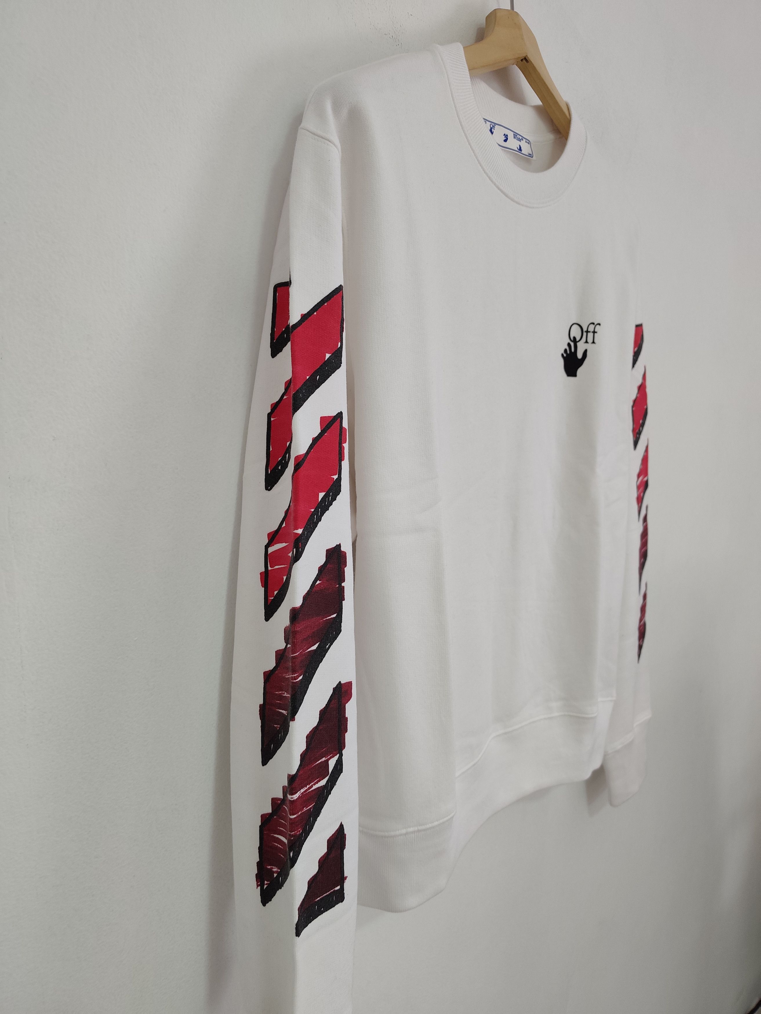 Off-White Off-White "Marker Arrows Crewneck" Size US M / EU 48-50 / 2 - 2 Thumbnail