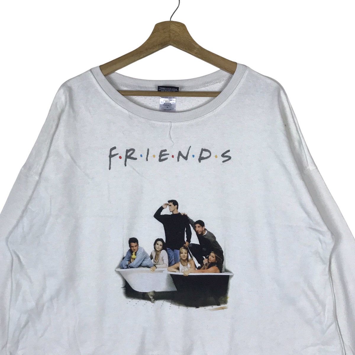 Vintage Vintage F.R.I.E.N.D.S Series Tv Show Pullover Jumper Size XL / US 12-14 / IT 48-50 - 2 Thumbnail
