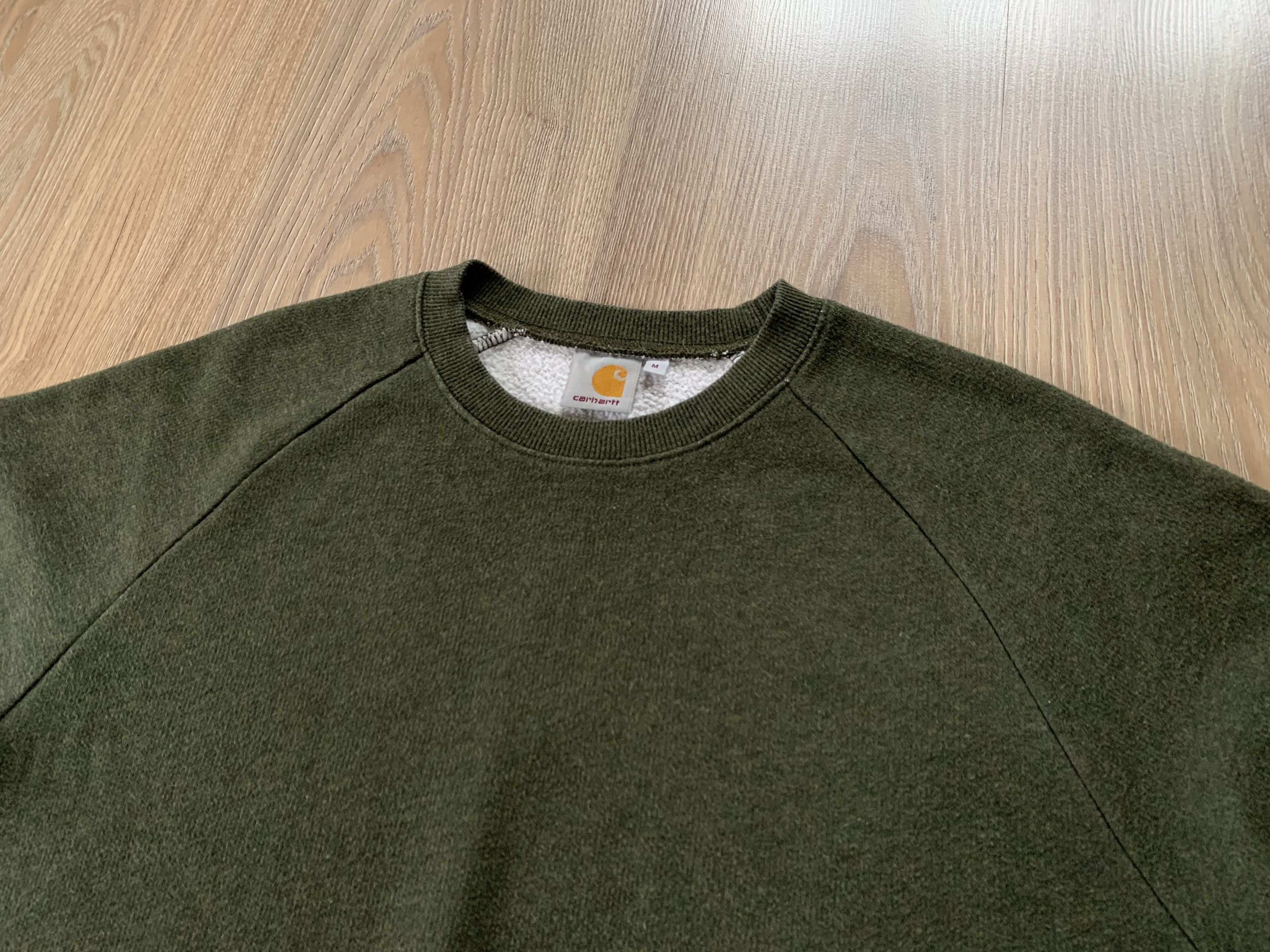 Carhartt × Vintage Carhartt Holbrook Khaki Cotton Sweater Size US M / EU 48-50 / 2 - 4 Thumbnail