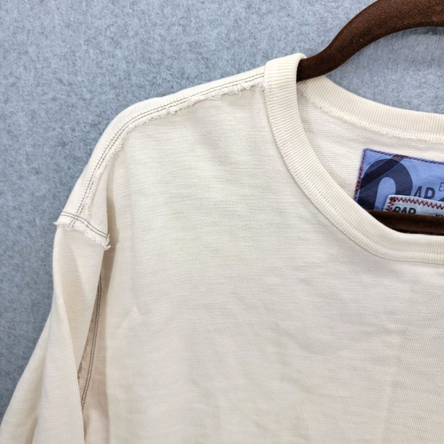 Gap Gap Mens XXL Pullover Y2K RN54023 Vintage Beige Sweater Shirt? Size US XXL / EU 58 / 5 - 5 Thumbnail
