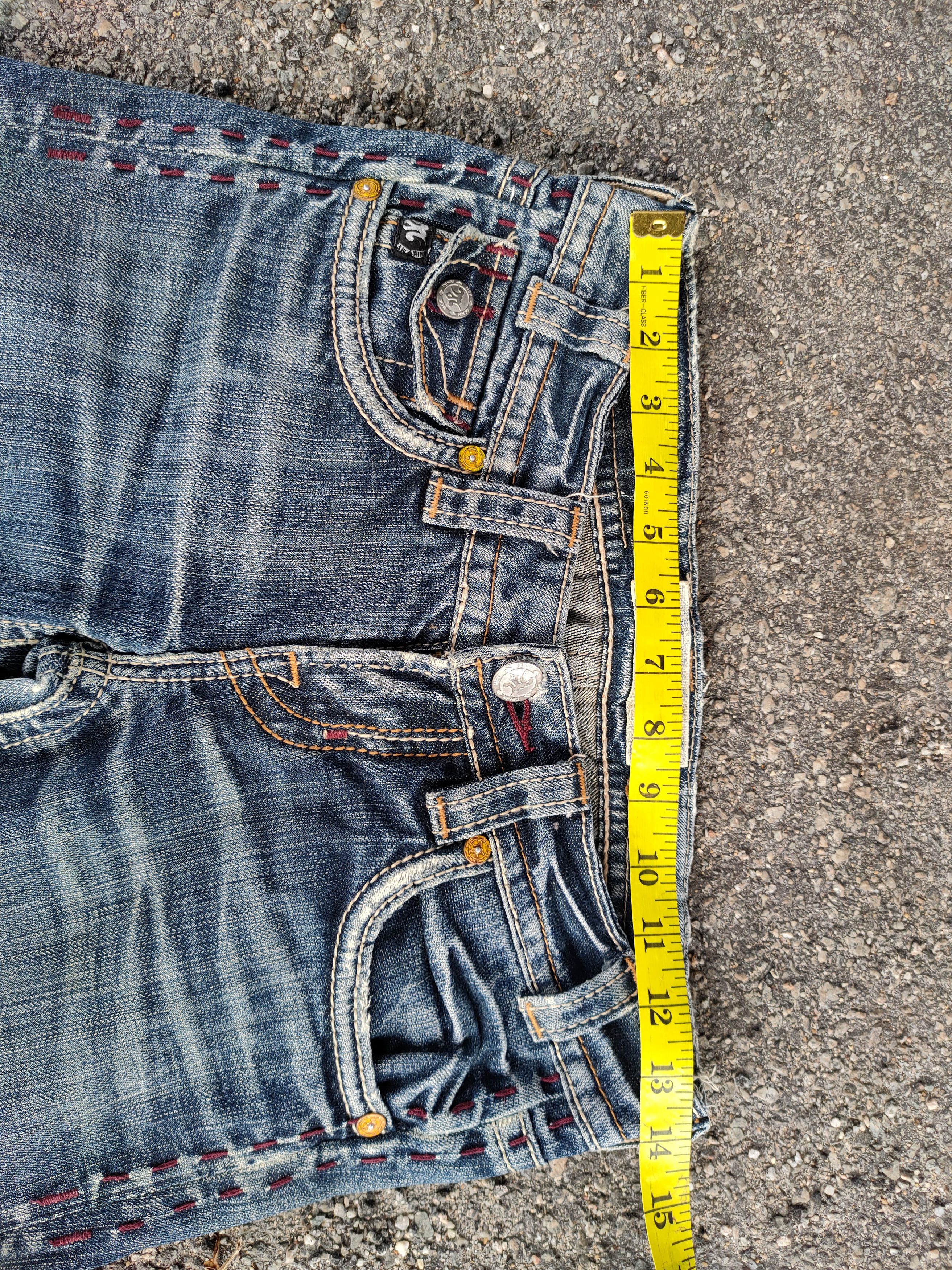 Mek Denim FLARE VINTAGE MEK DENIM JEANS DENIM PANTS Size US 27 - 6 Thumbnail