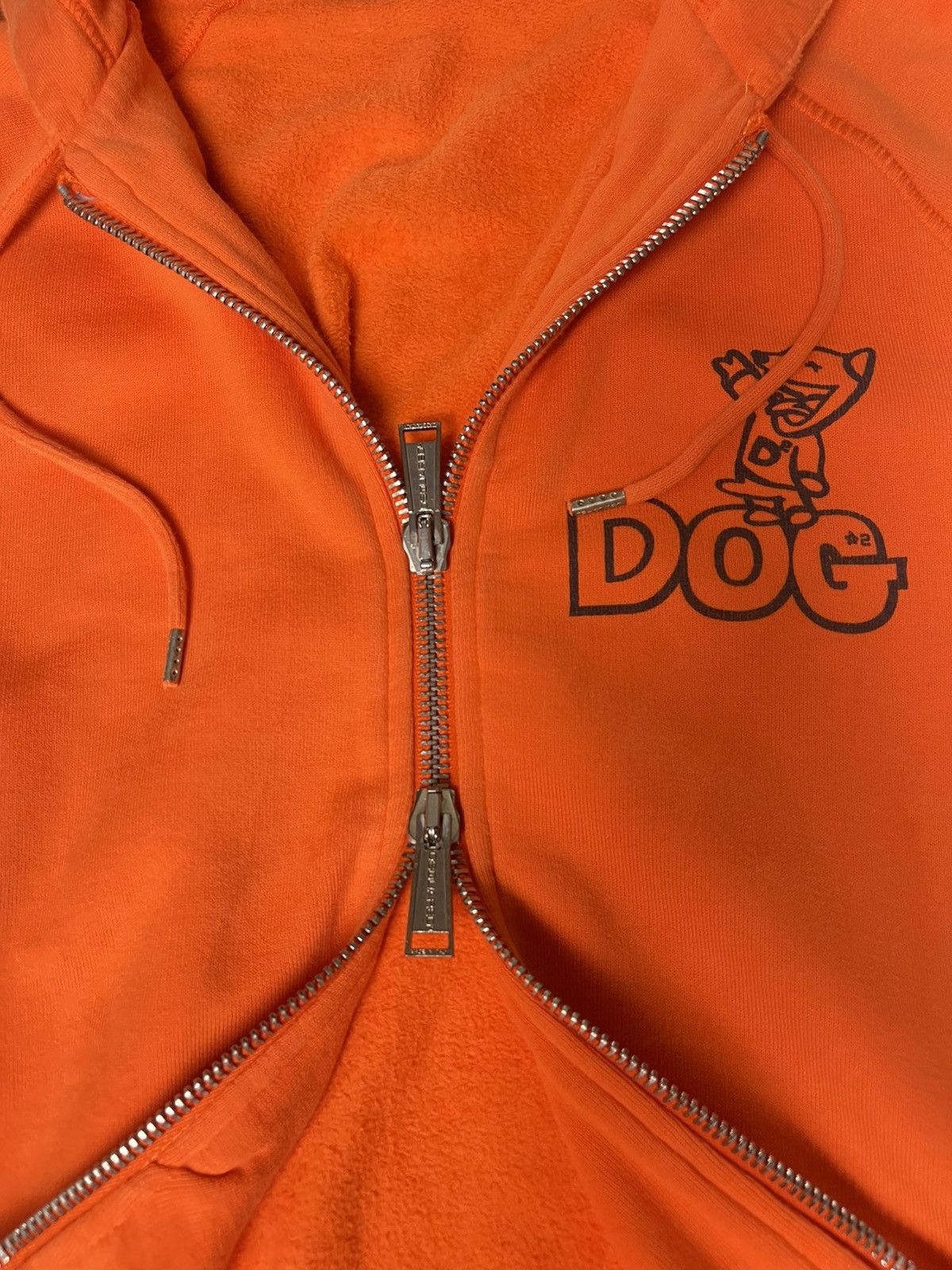 Dsquared2 FW2007 Dsquared2 “Daddy Dog” cropped 2-way zip hoodie Size US M / EU 48-50 / 2 - 4 Thumbnail