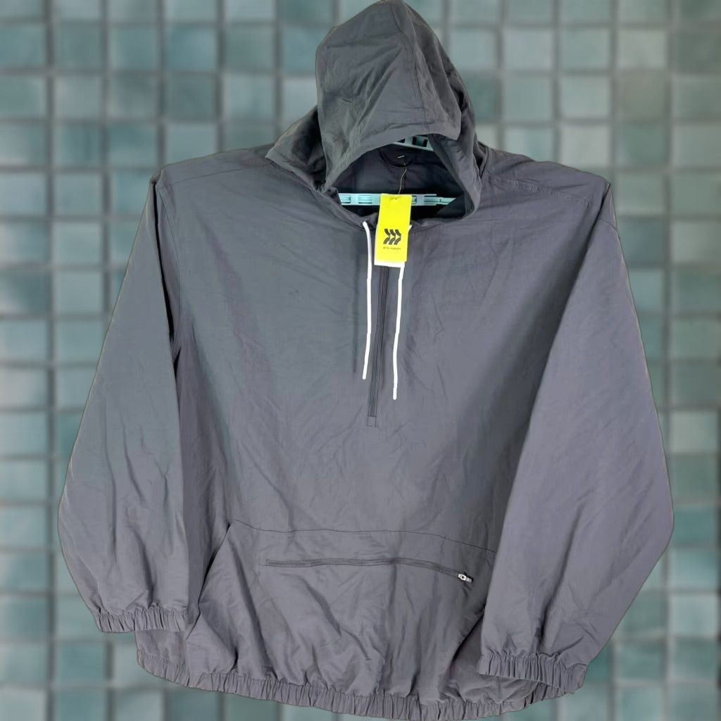 Vintage All in Motion Hooded Windbreaker 1/4 Zip Gray 2XL Mens Windbreaker Size US XXL / EU 58 / 5 - 1 Thumbnail
