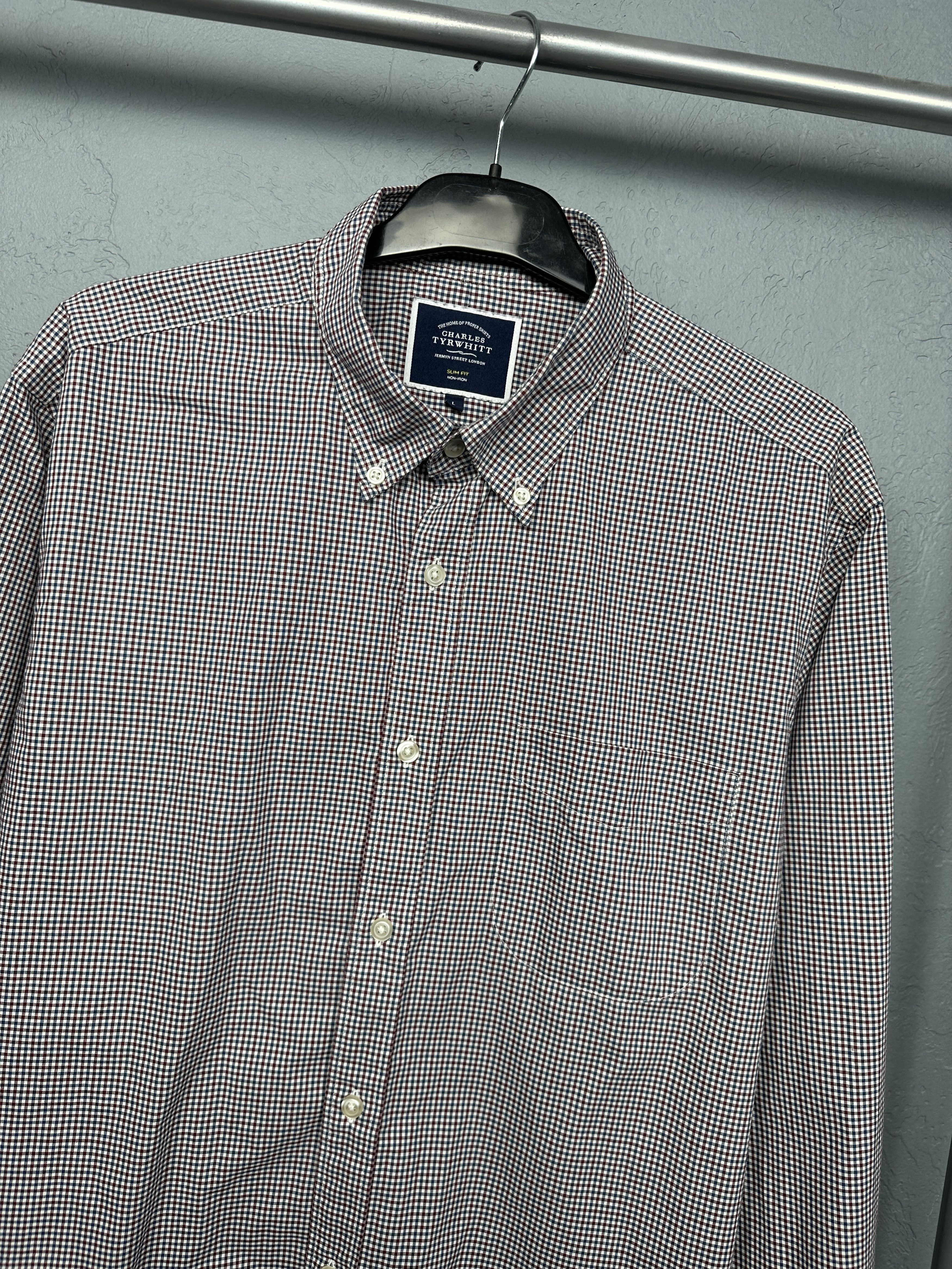 Charles Tyrwhitt Charles Tyrwhitt Mens Long Sleeve Shirt Size US L / EU 52-54 / 3 - 2 Thumbnail