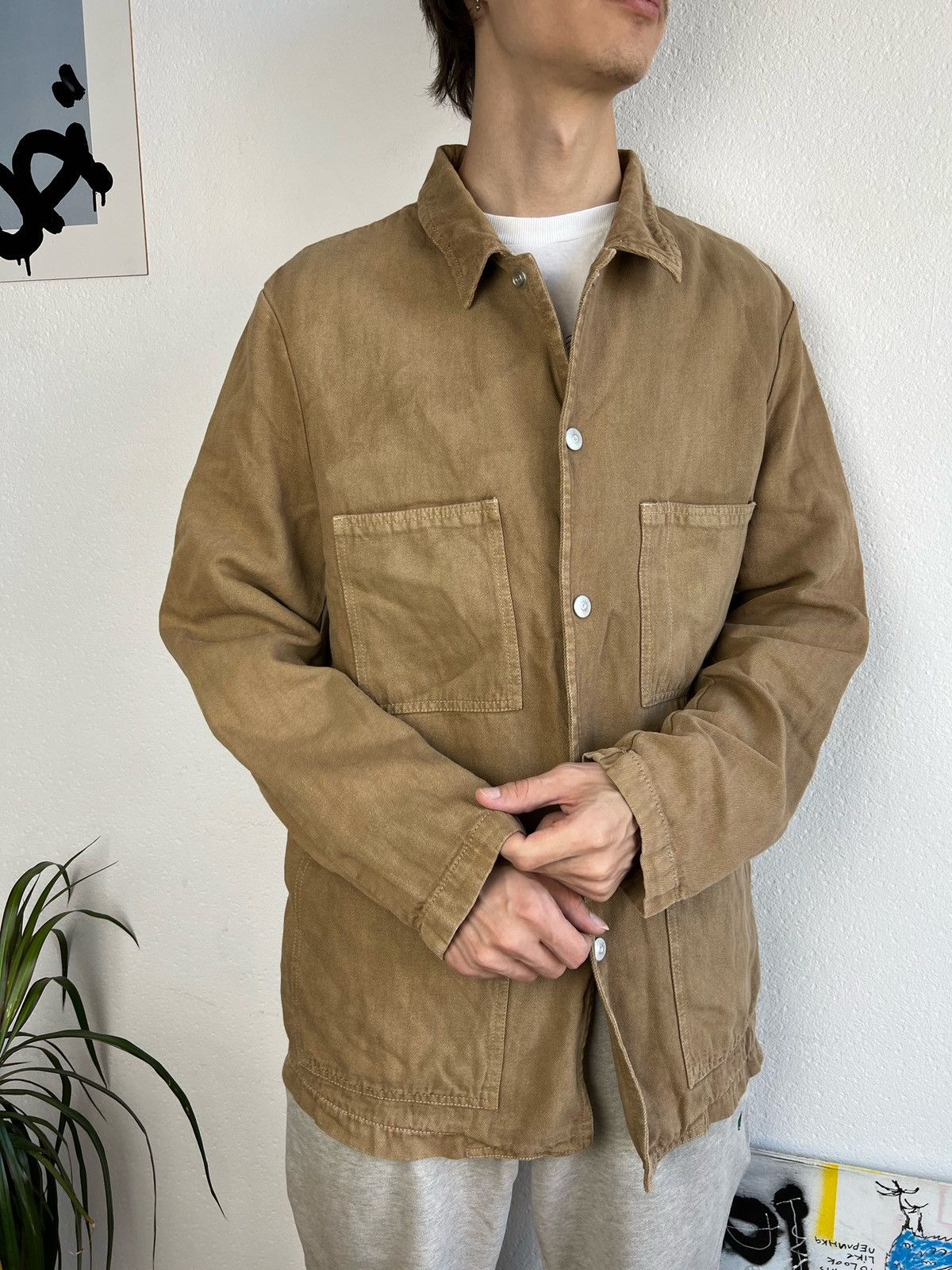Armani VTG Y2k Rare Armani Jeans Heavyweight Denim Jacket M-L Size US M / EU 48-50 / 2 - 4 Thumbnail
