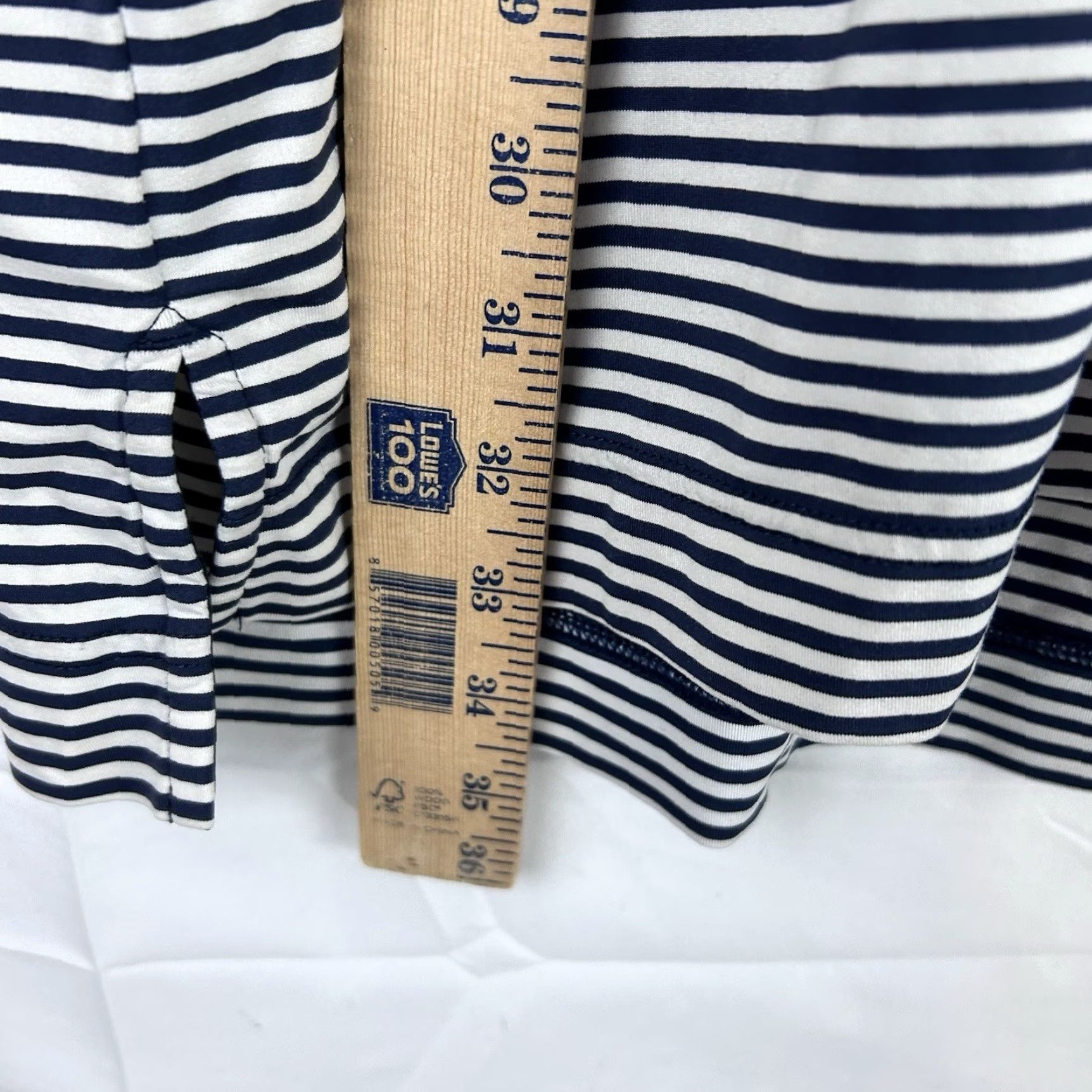 Footjoy Footjoy Polo Shirt Large Blue White ProDry Performance Lisle Golf Stain Size US L / EU 52-54 / 3 - 7 Thumbnail