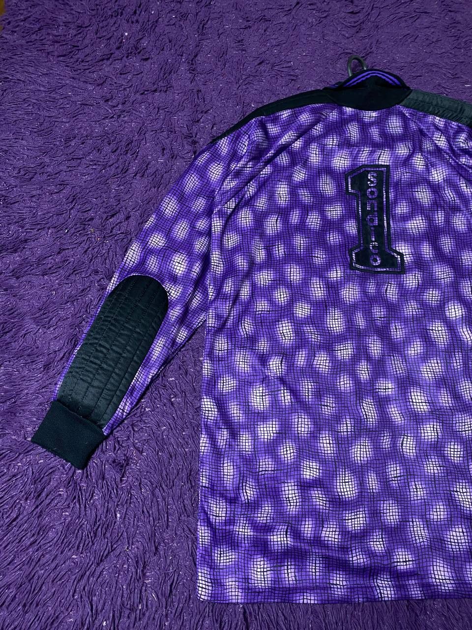 Vintage Y2K Long Sleeve Vintage Abstract Sondico Jersey Size US L / EU 52-54 / 3 - 13 Thumbnail