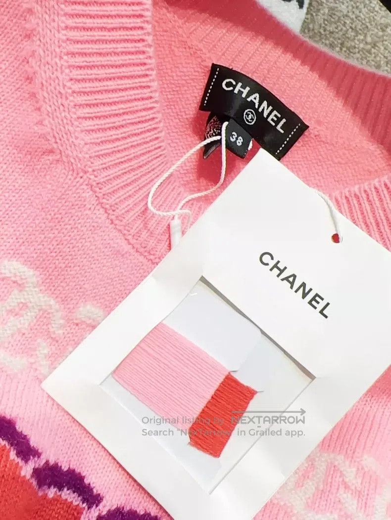 Chanel Chanel 23B Autumn and Winter Preview Series Pink Double C Size XS / US 0-2 / IT 36-38 - 4 Thumbnail