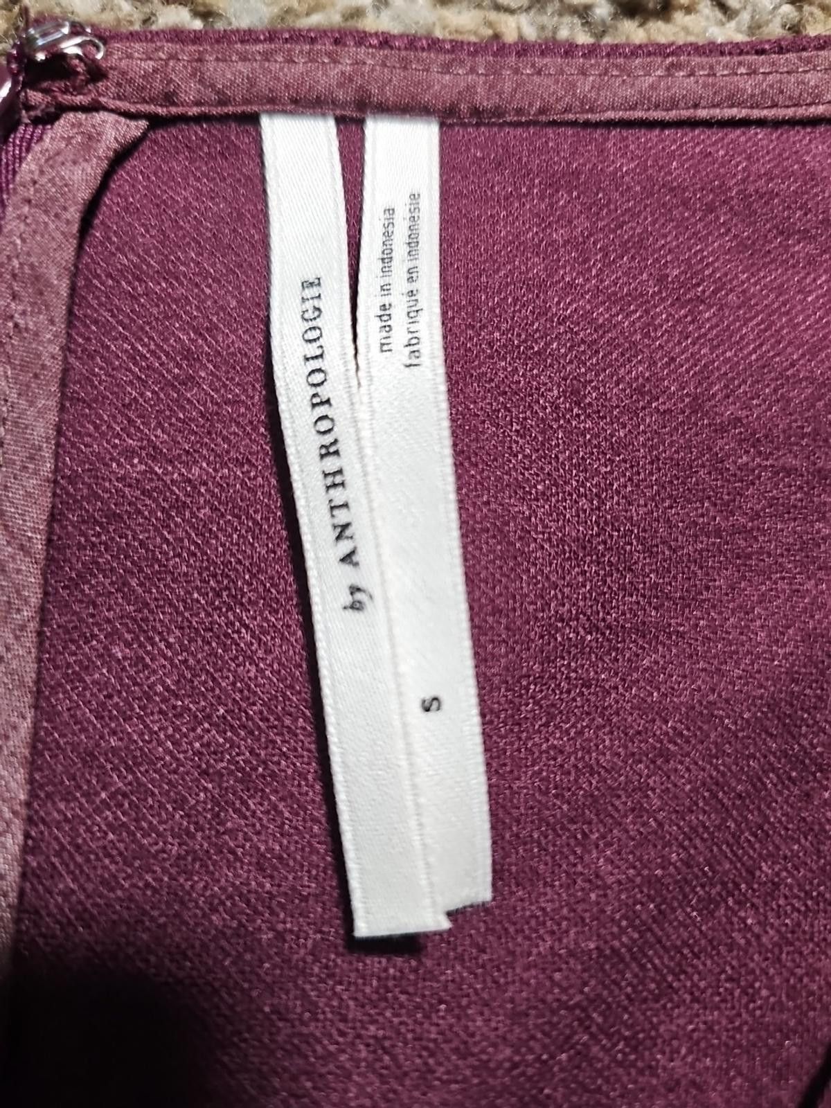 Other anthropologie Purple 1 Piece Belted Small Pantsuit Size 28" / US 6 / IT 42 - 3 Thumbnail