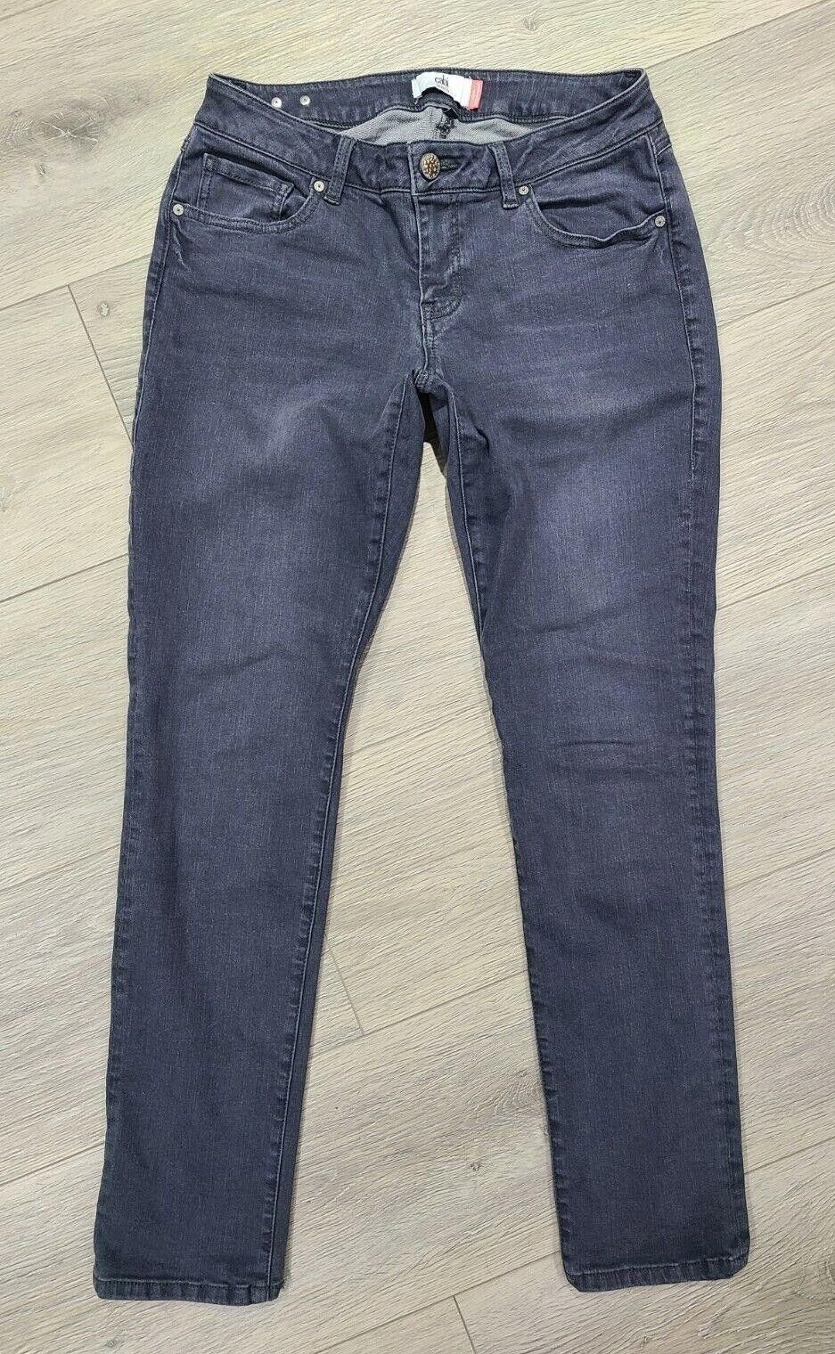 Designer Cabi Jeans 6 Slim Boyfriend Grey Stretch Mid Rise Size 28" / US 6 / IT 42 - 1 Thumbnail
