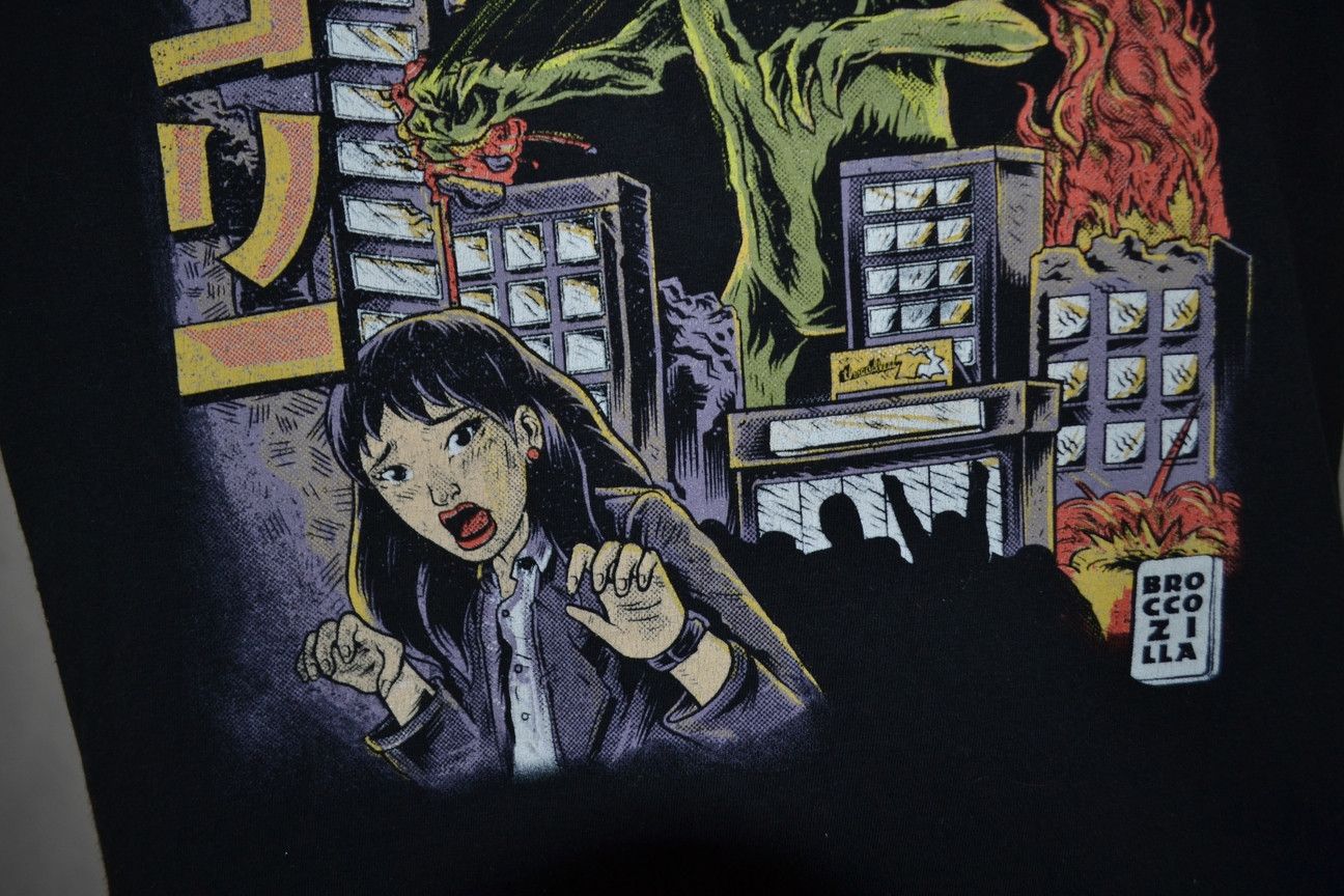 Japanese Brand × Vintage Broccozilla Ilustrata T-shirt tee L Size US L / EU 52-54 / 3 - 4 Thumbnail