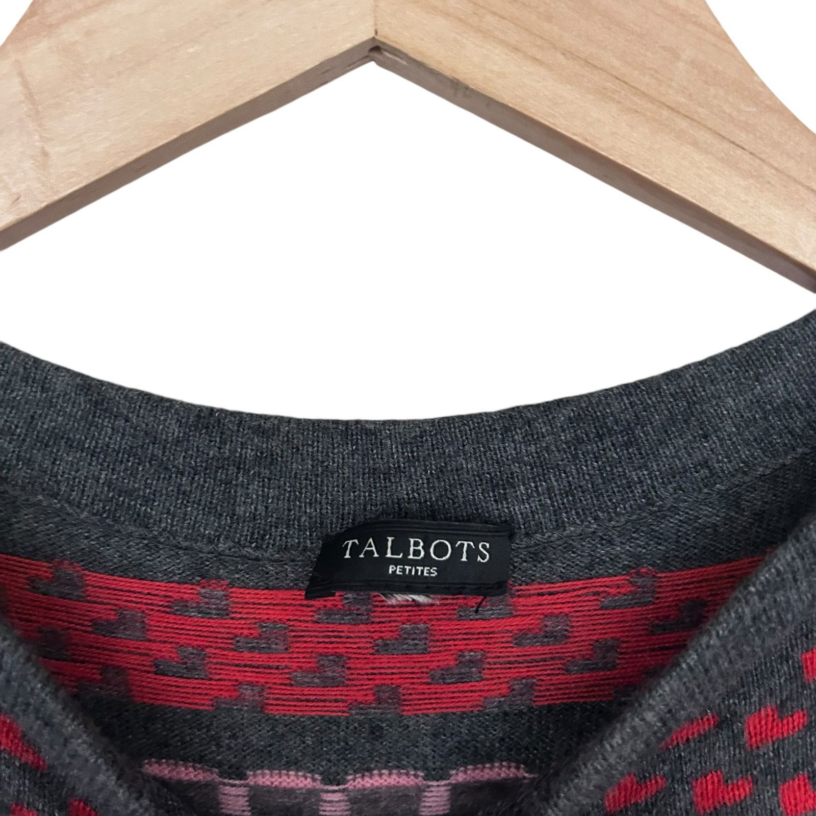 Other Talbots Wool Blend Fair Isle Sweater Sz SP Size S / US 4 / IT 40 - 2 Thumbnail