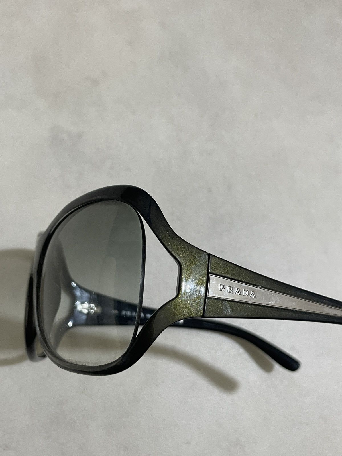 Prada PRADA SPR 05L t2k Women dark olive Sunglasses Size ONE SIZE - 9 Thumbnail