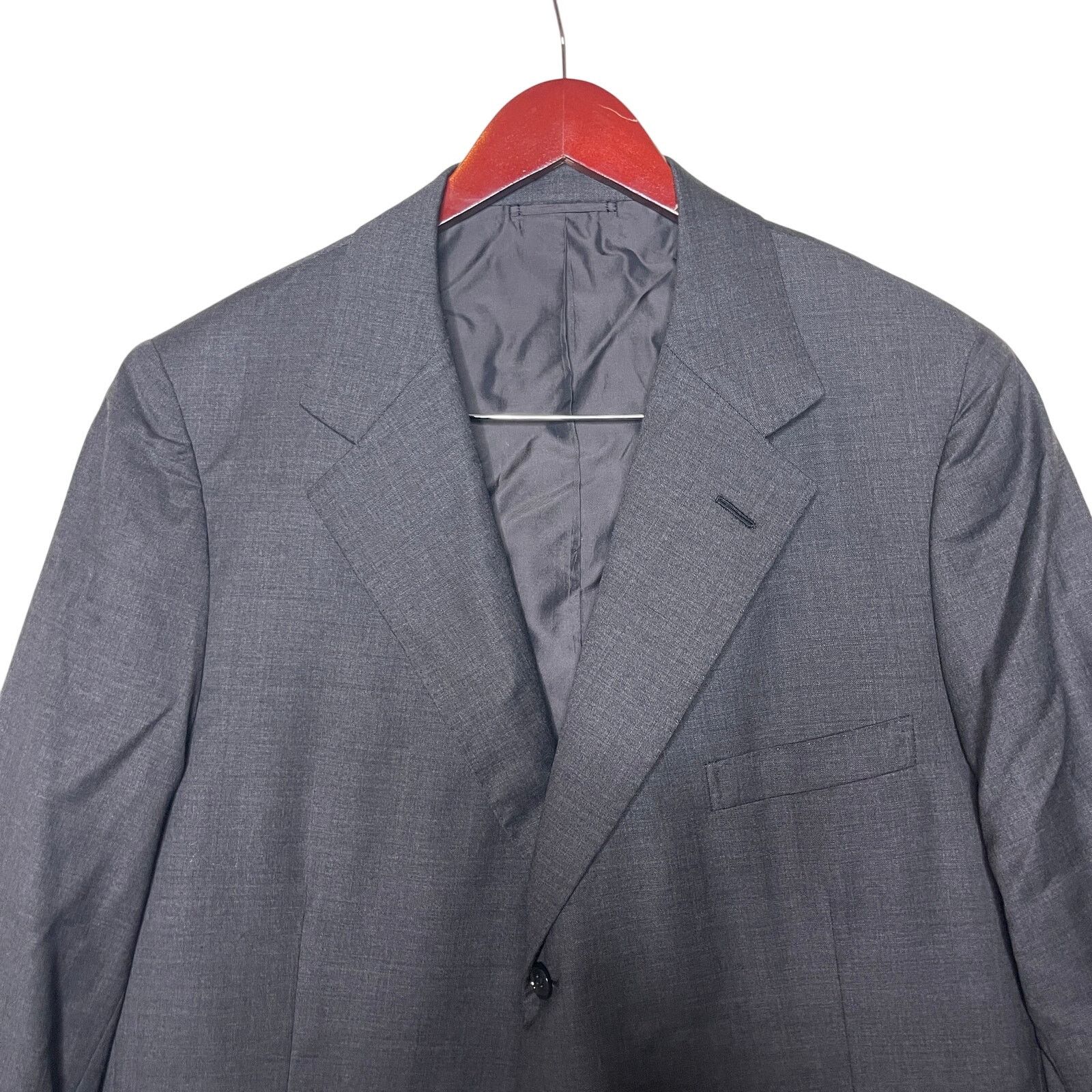 Ralph Lauren Purple Label grey 100% wool Blazer 46R