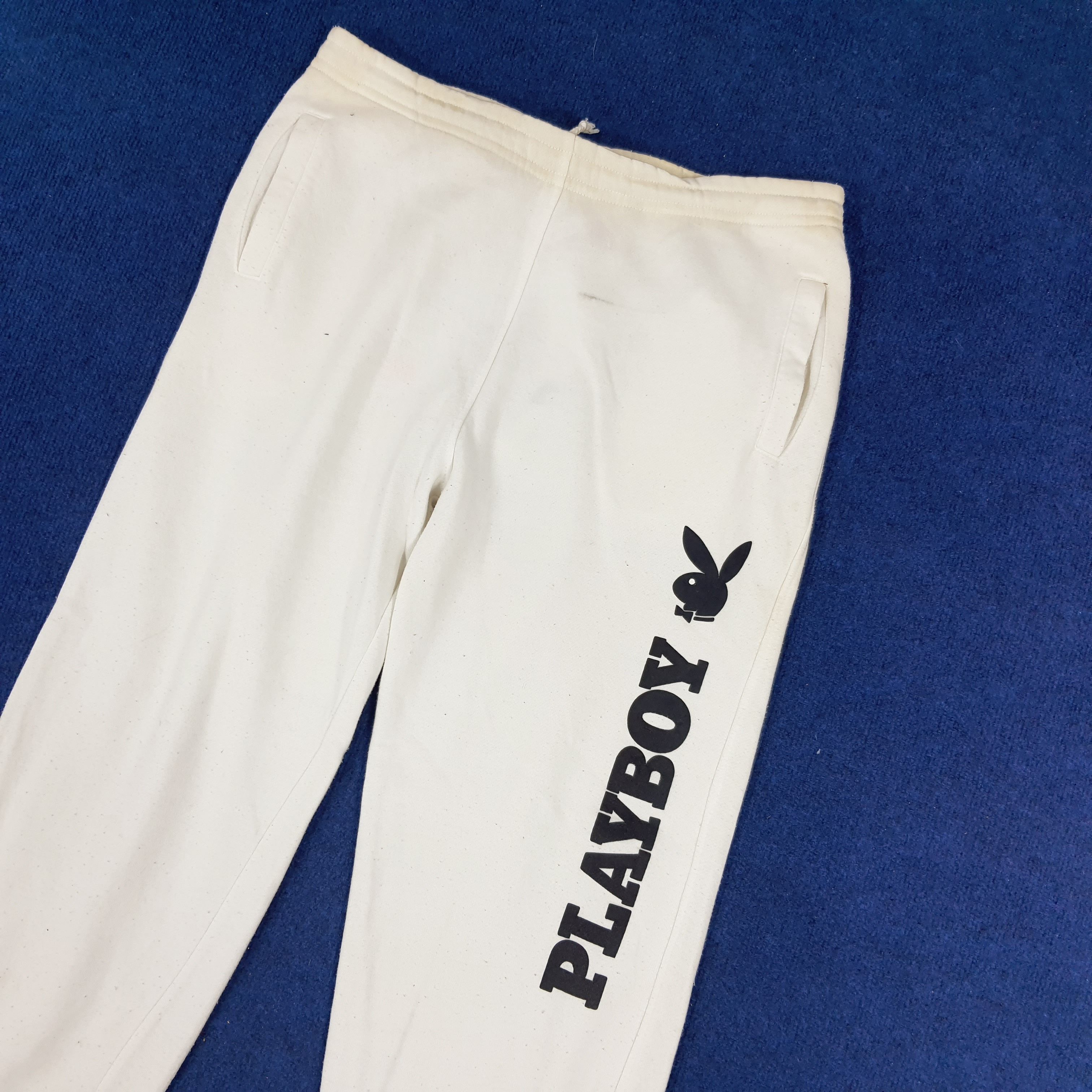 Playboy × Vintage Vintage PLAYBOY Sweat Jogger Pants Size US 34 / EU 50 - 2 Thumbnail