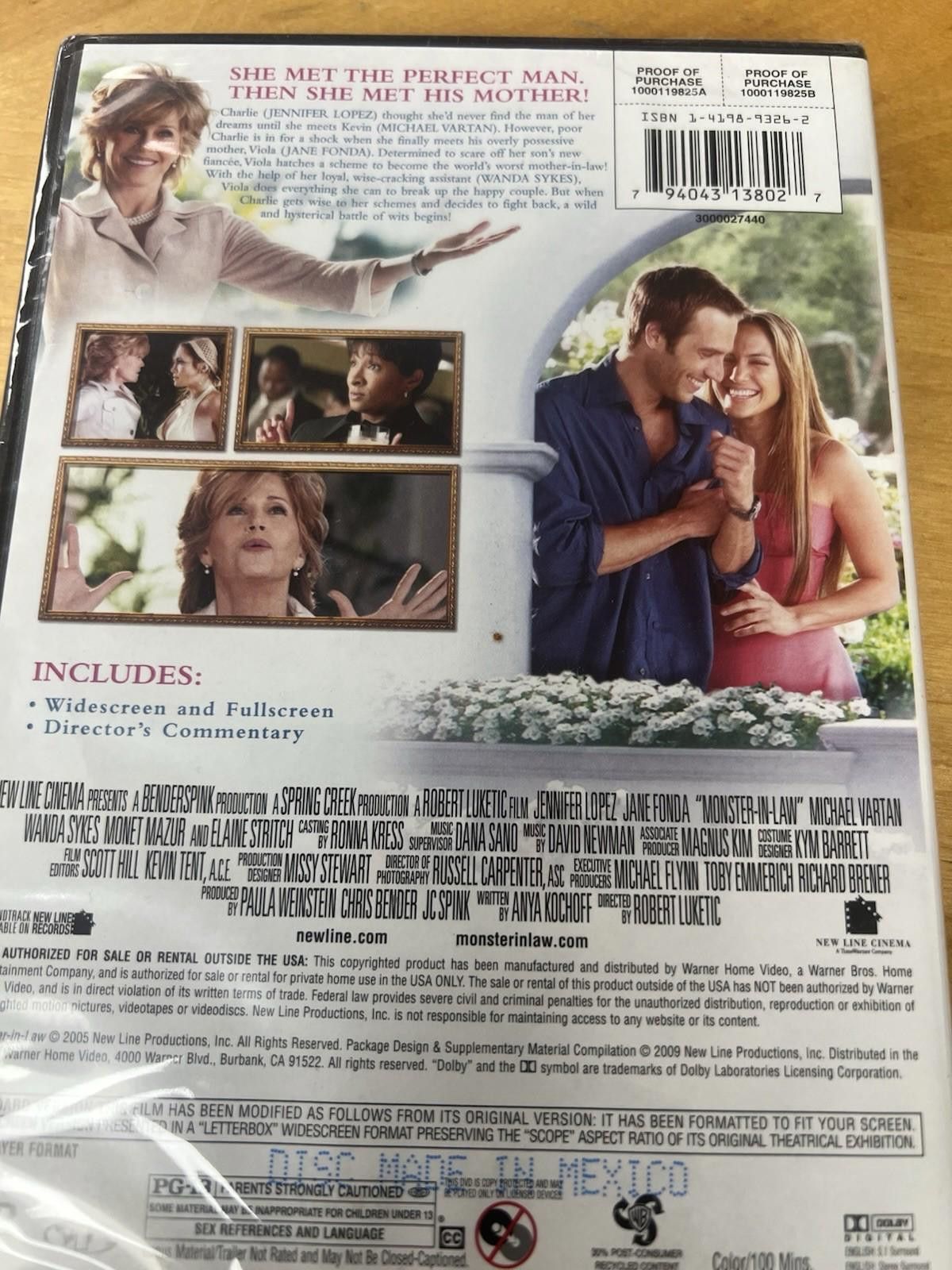 Other Monster-in-Law (DVD, 2009) BRAND NEW SEALED Size ONE SIZE - 6 Thumbnail