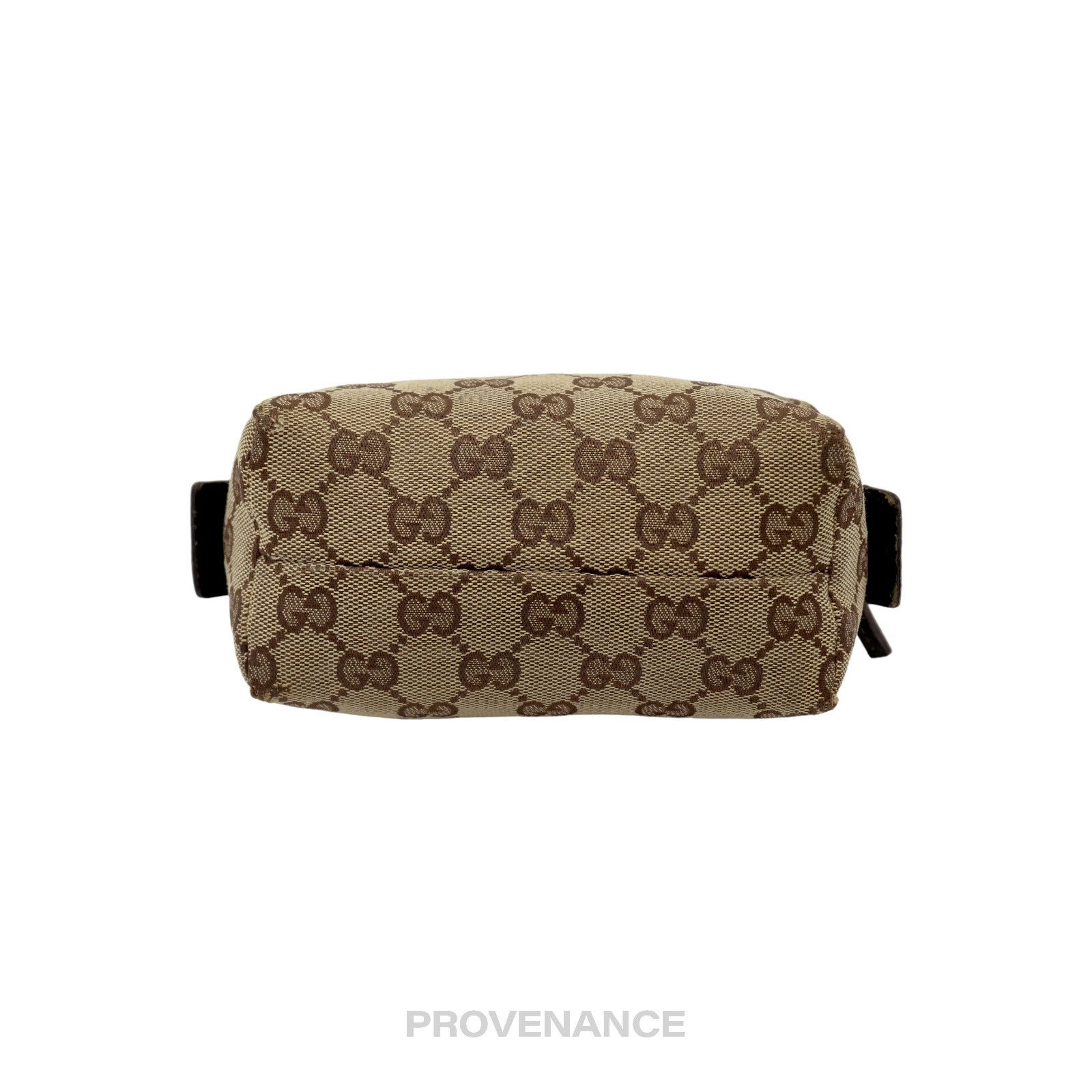 Gucci 🔴 Gucci Zip Pouch - GG Canvas Forest Green Size ONE SIZE - 3 Thumbnail