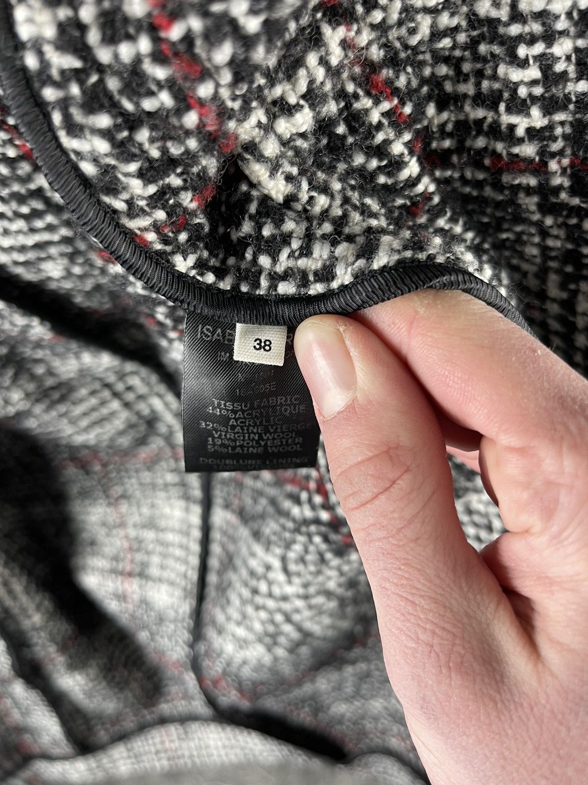 Isabel Marant Etoile Isabel Marant Étoile Tweed Wool Blend Double Breasted Coat Size S / US 4 / IT 40 - 12 Thumbnail