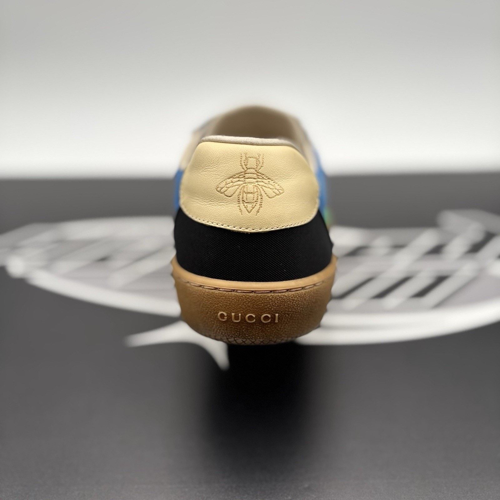 Gucci Gucci Web Accent Nylon ‘ Blue ‘ | GOOD CONDITION! Size US 8.5 / EU 41-42 - 3 Thumbnail