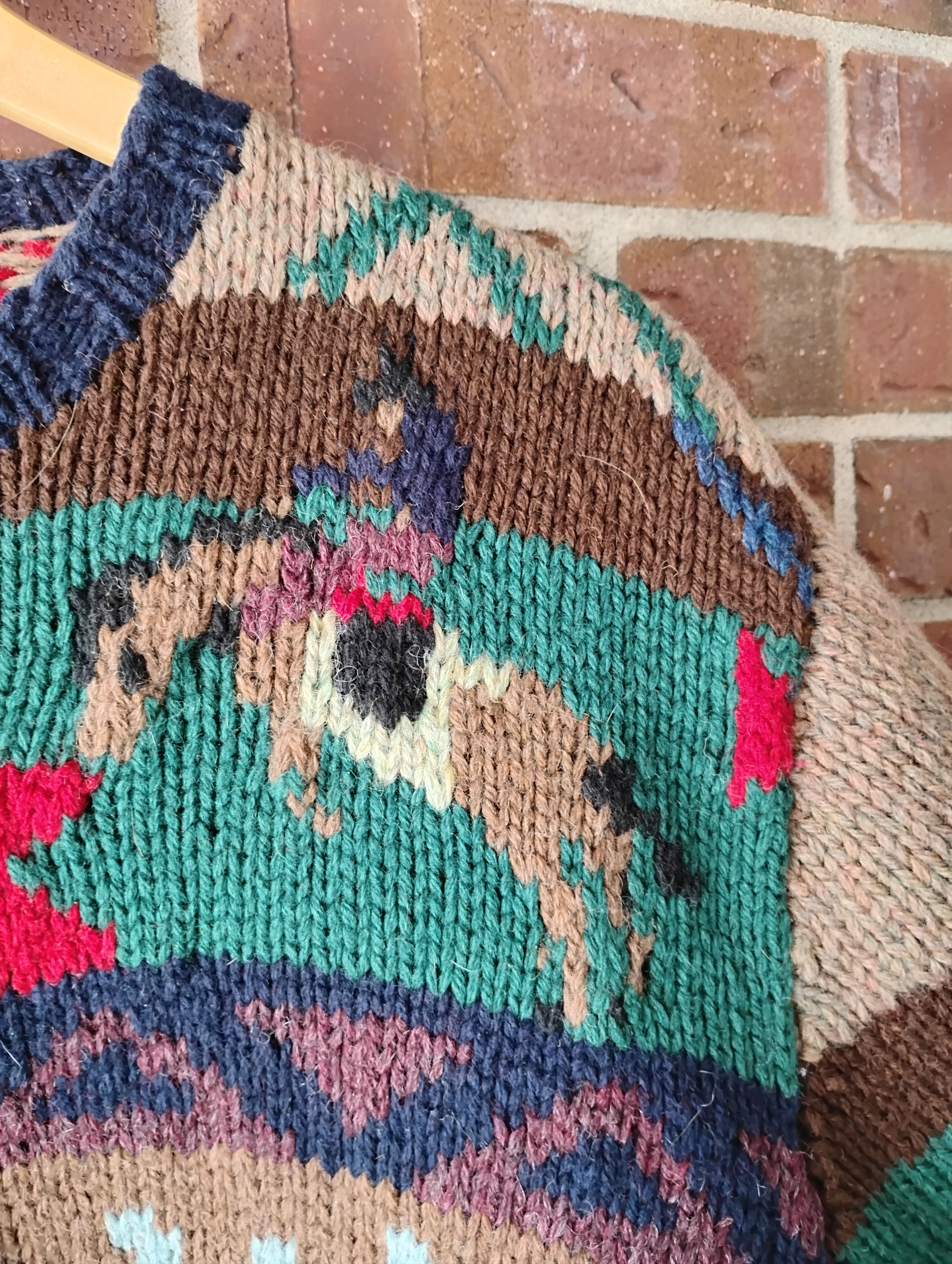 Polo Ralph Lauren Vintage hand knit Ralph Lauren cowboy sweater Size US L / EU 52-54 / 3 - 3 Thumbnail