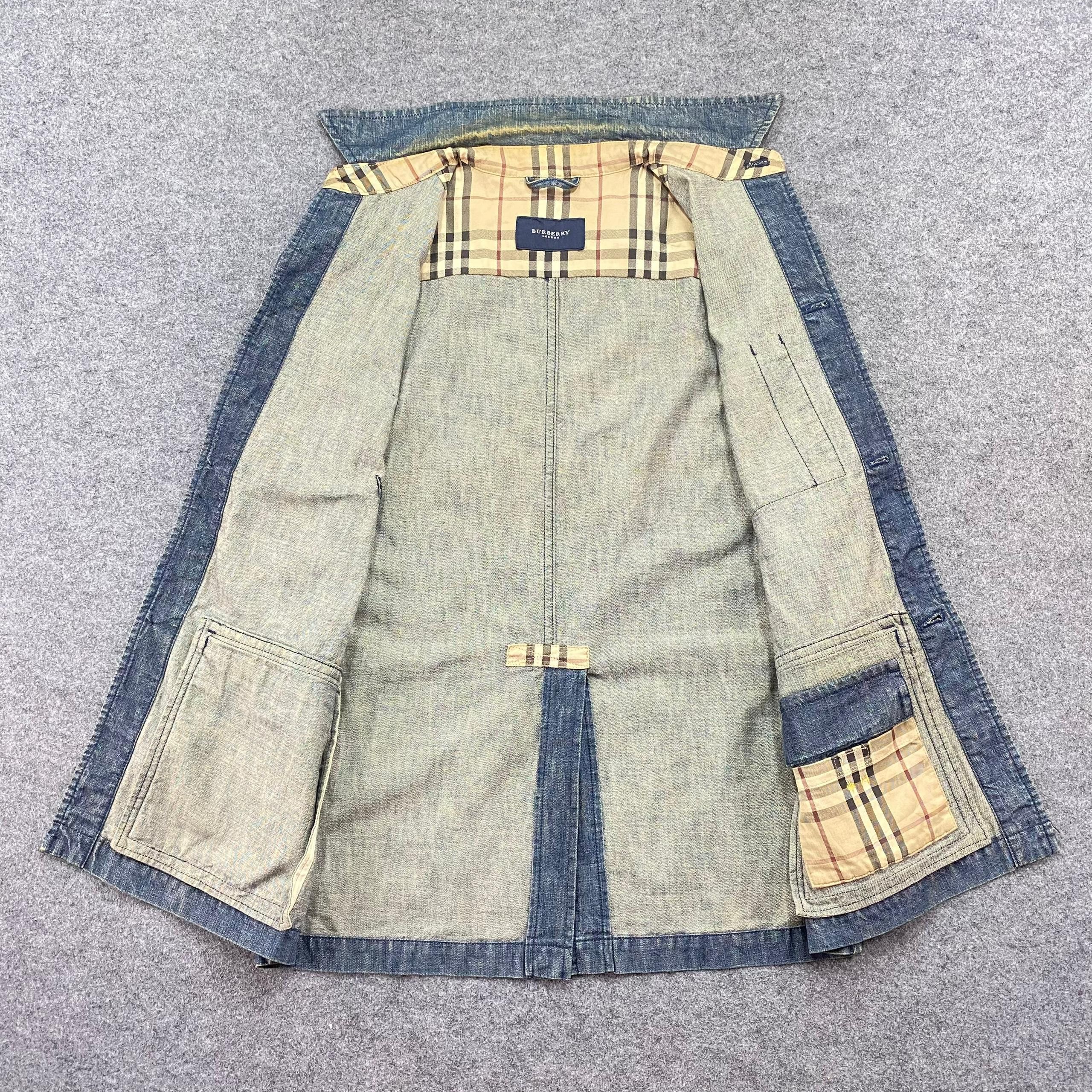Burberry Vintage Burberry London Denim Workwear Jacket Size US M / EU 48-50 / 2 - 8 Thumbnail
