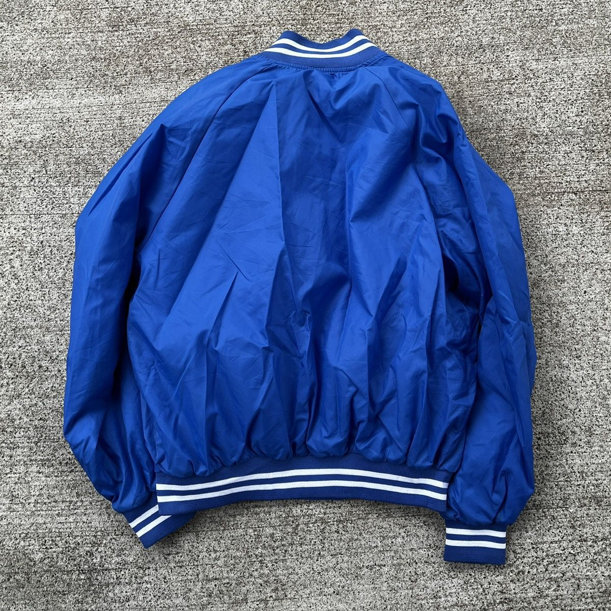 Vintage Vintage Blue Varsity Gem Jacket Size L 70's 80's Size US L / EU 52-54 / 3 - 7 Thumbnail