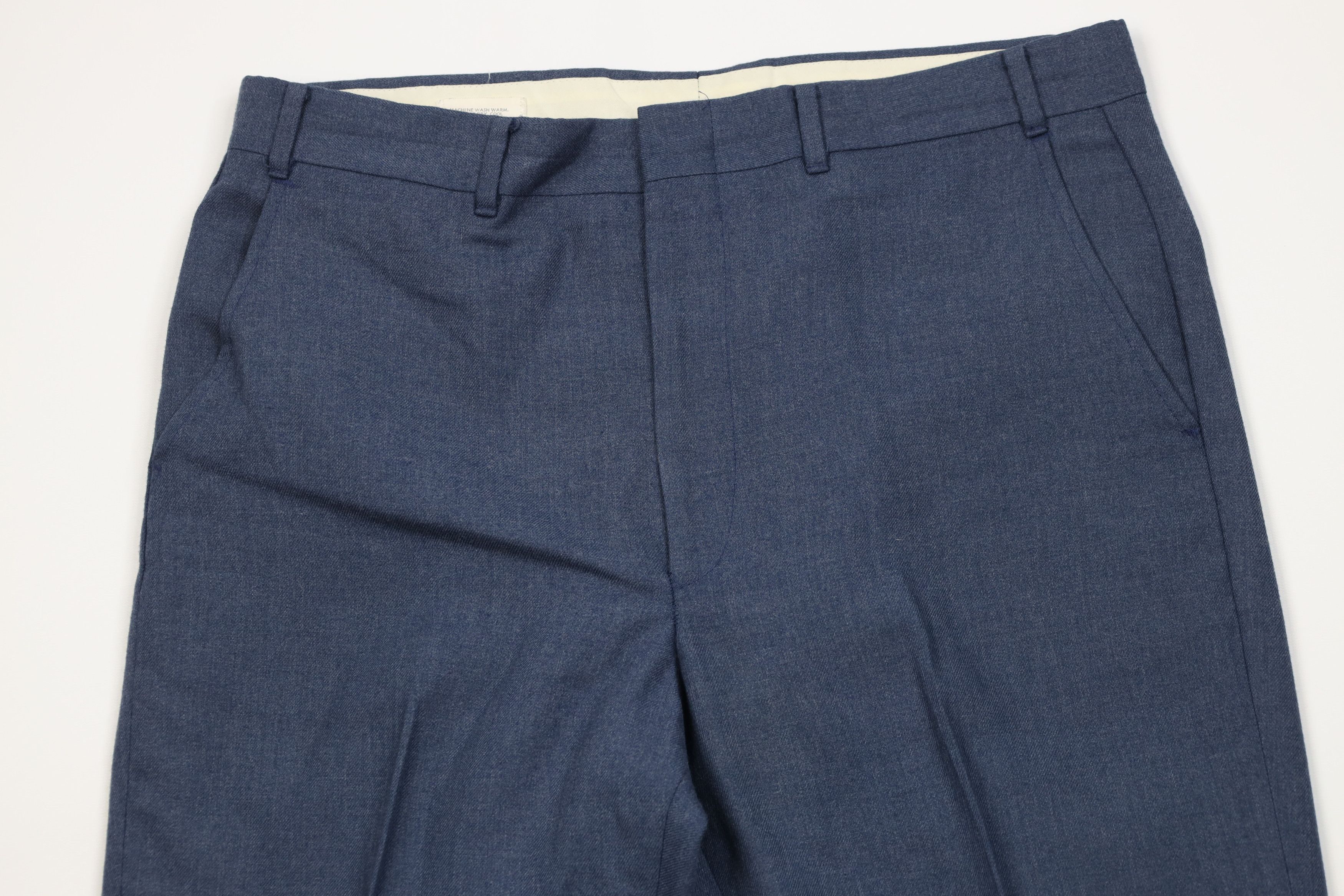 Vintage Vintage 70s Streetwear Wool Flared Wide Leg Chino Pants USA Size US 36 / EU 52 - 2 Thumbnail