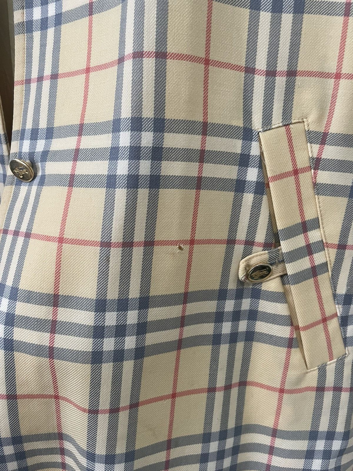 Burberry 🌞 vintage🚨 BURBERRY Check Light Jacket 🎩🤍 Size US M / EU 48-50 / 2 - 8 Thumbnail