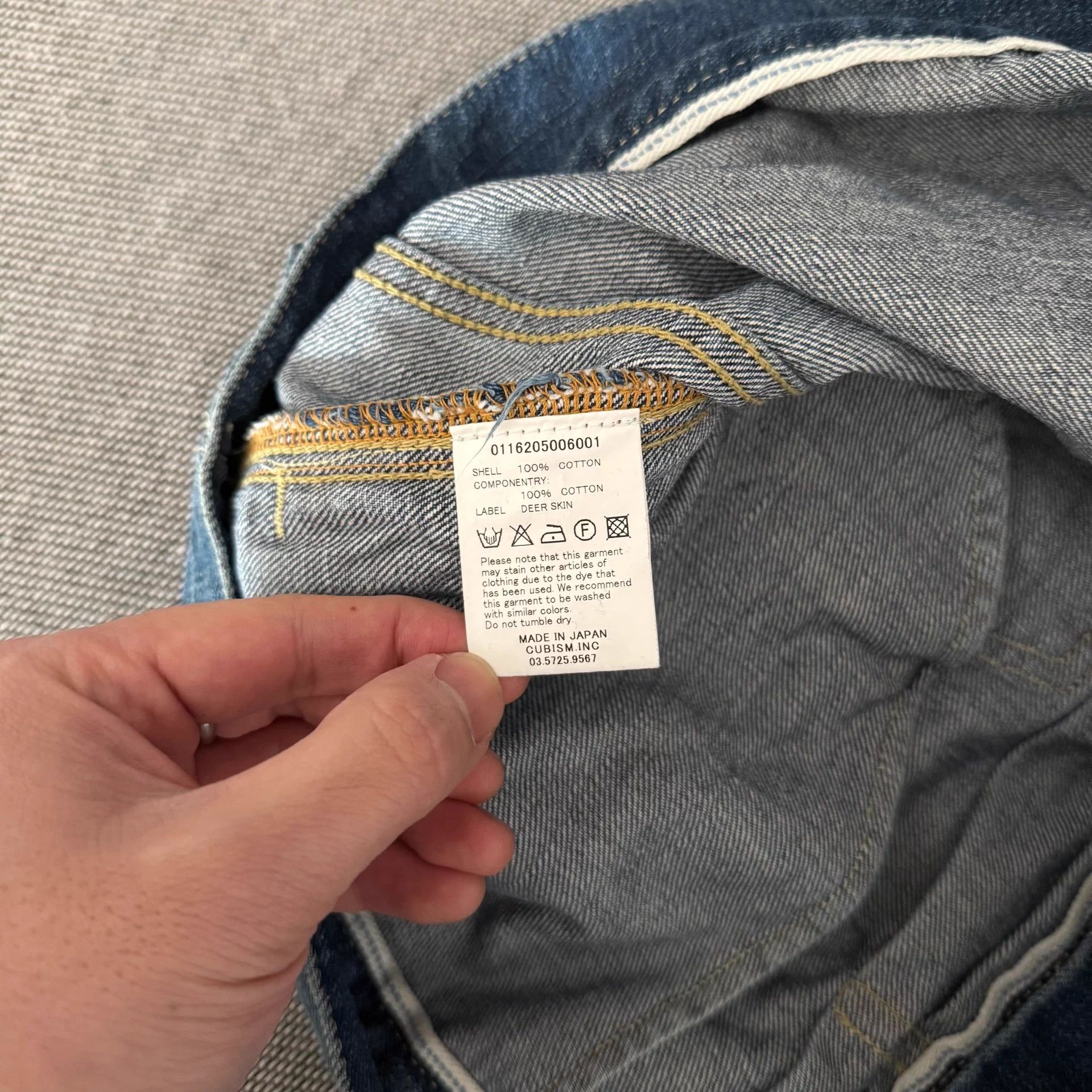 Visvim Visvim101 16aw Jkt Damaged Denim Jacket Size US L / EU 52-54 / 3 - 9 Thumbnail