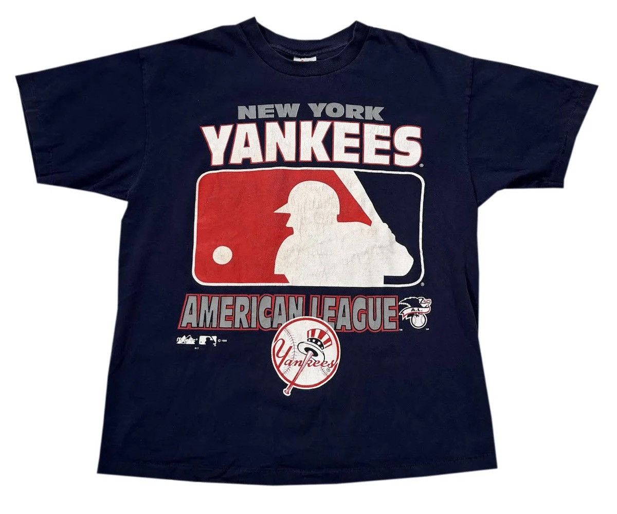 Majestic Vintage Majestic New York Yankees American League T Shirt Size US XL / EU 56 / 4 - 1 Thumbnail