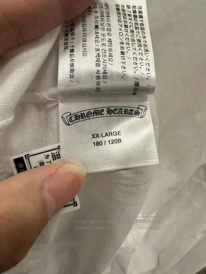 Chrome Hearts CHROME HEARTS Size XXL Orange three crosses and white long Size US XXL / EU 58 / 5 - 6 Thumbnail