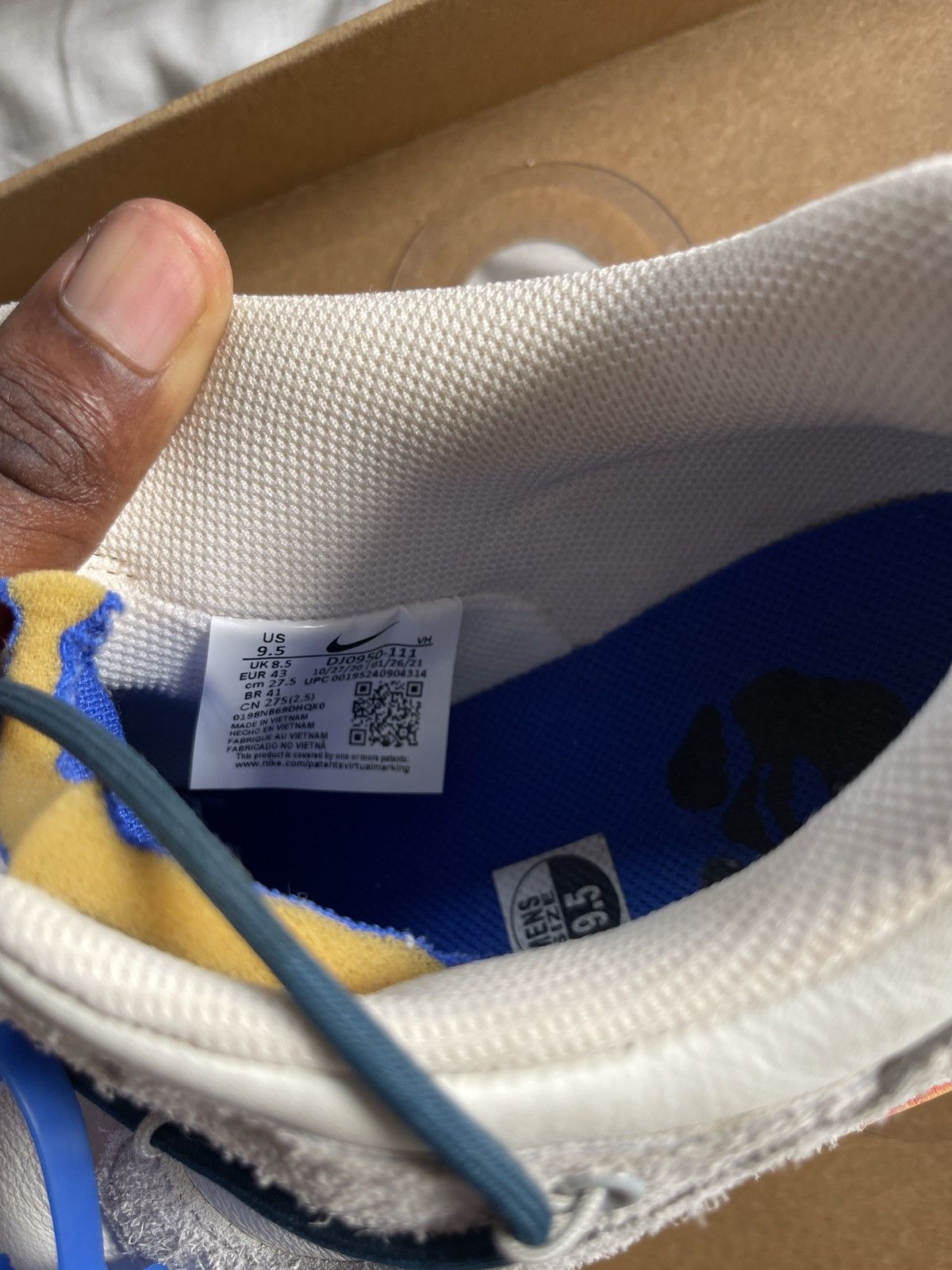 Nike × Off-White Nike Dunk Low Size US 9.5 / EU 42-43 - 7 Thumbnail