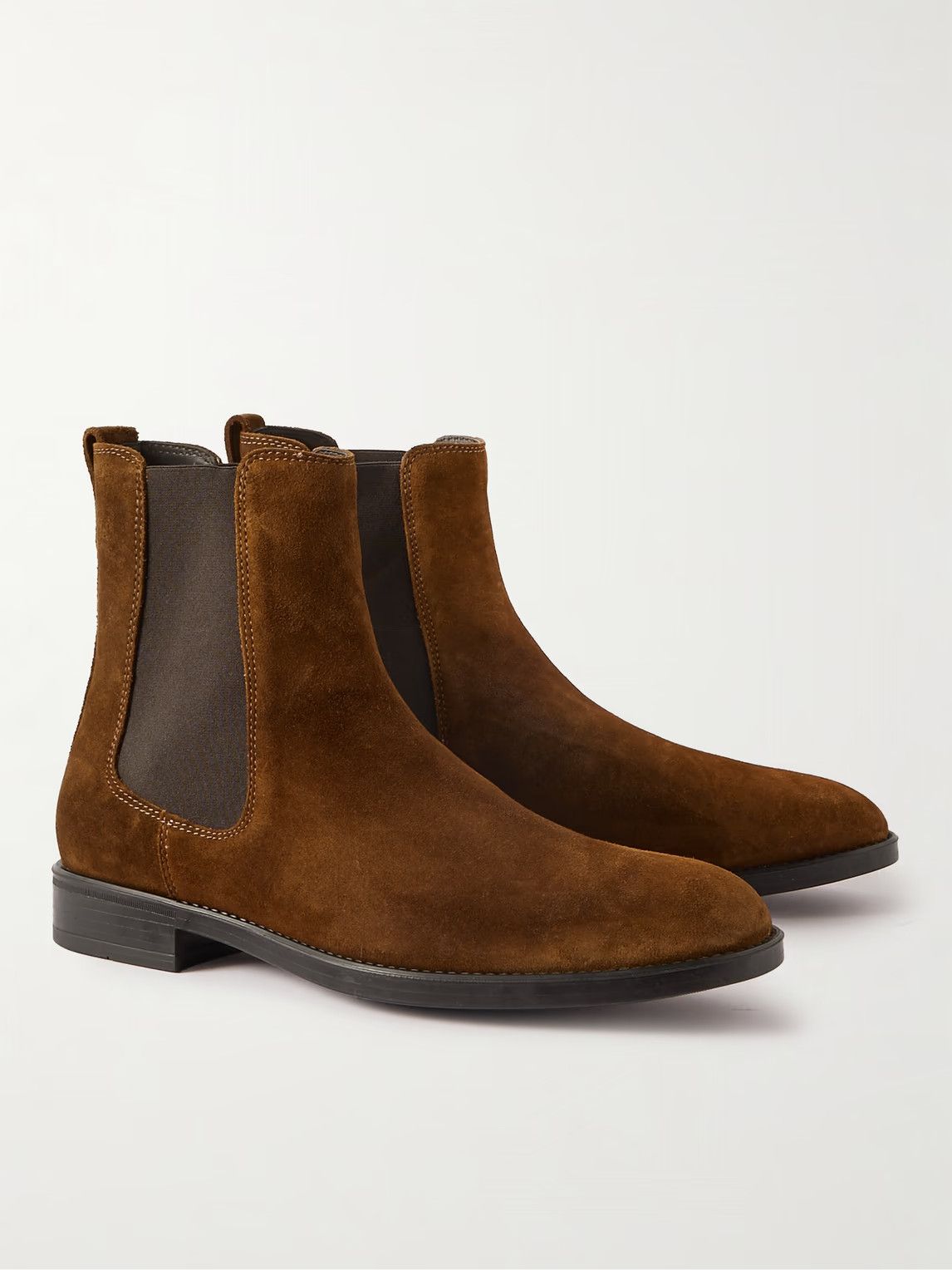 Tom Ford os11x0225 Suede Chelsea Boots in Brown Size US 11 / EU 44 - 4 Thumbnail