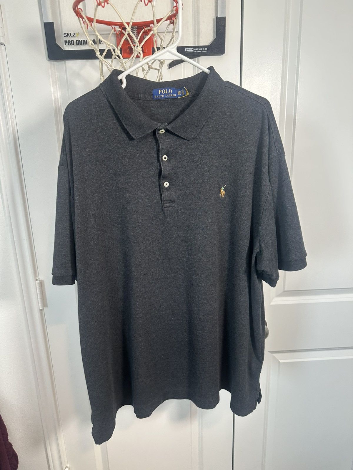 Polo Ralph Lauren 3XB Big Shirt Mens 2XL Fit Charcoal Grey
