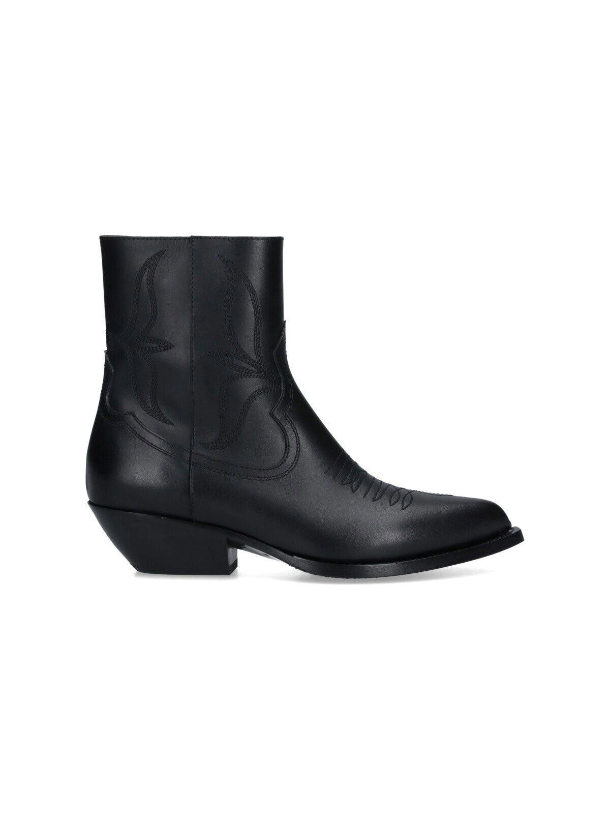 CELINE WESTERN ZIPPED BOOTS SIZE 38