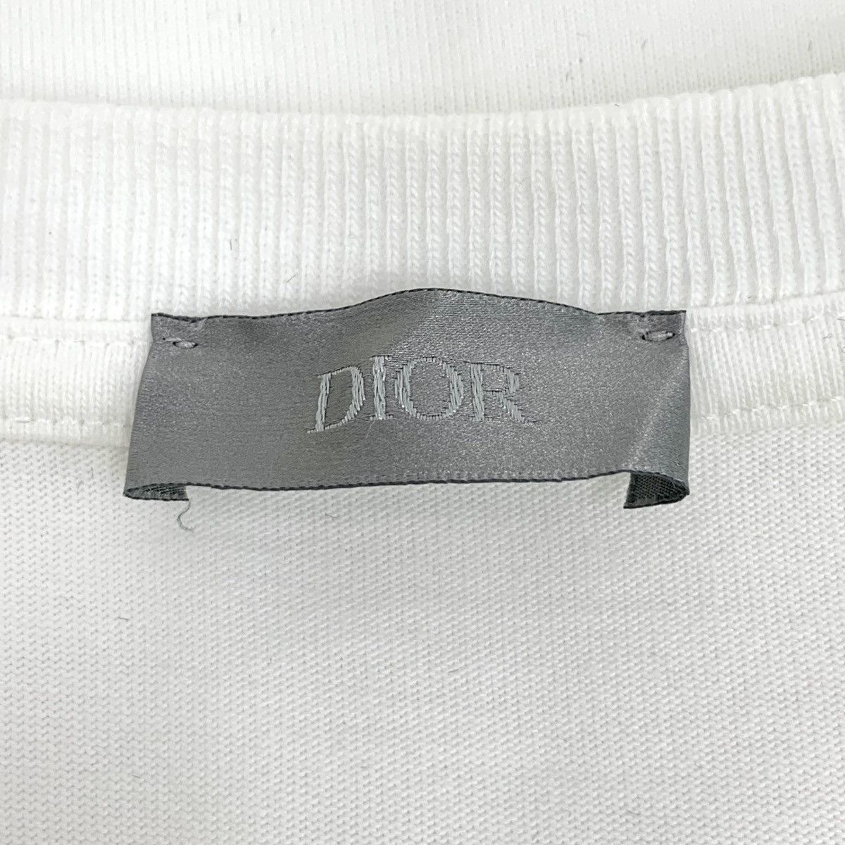 Dior Dior White Cotton Crew Neck Short Sleeve T-Shirt Size XL / US 12-14 / IT 48-50 - 5 Thumbnail