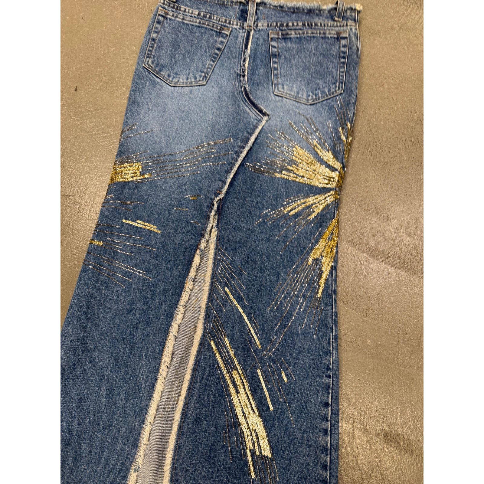 Roberto Cavalli S/S2001 Roberto Cavalli runway long skirt with gold details Size 28" / US 6 / IT 42 - 5 Thumbnail