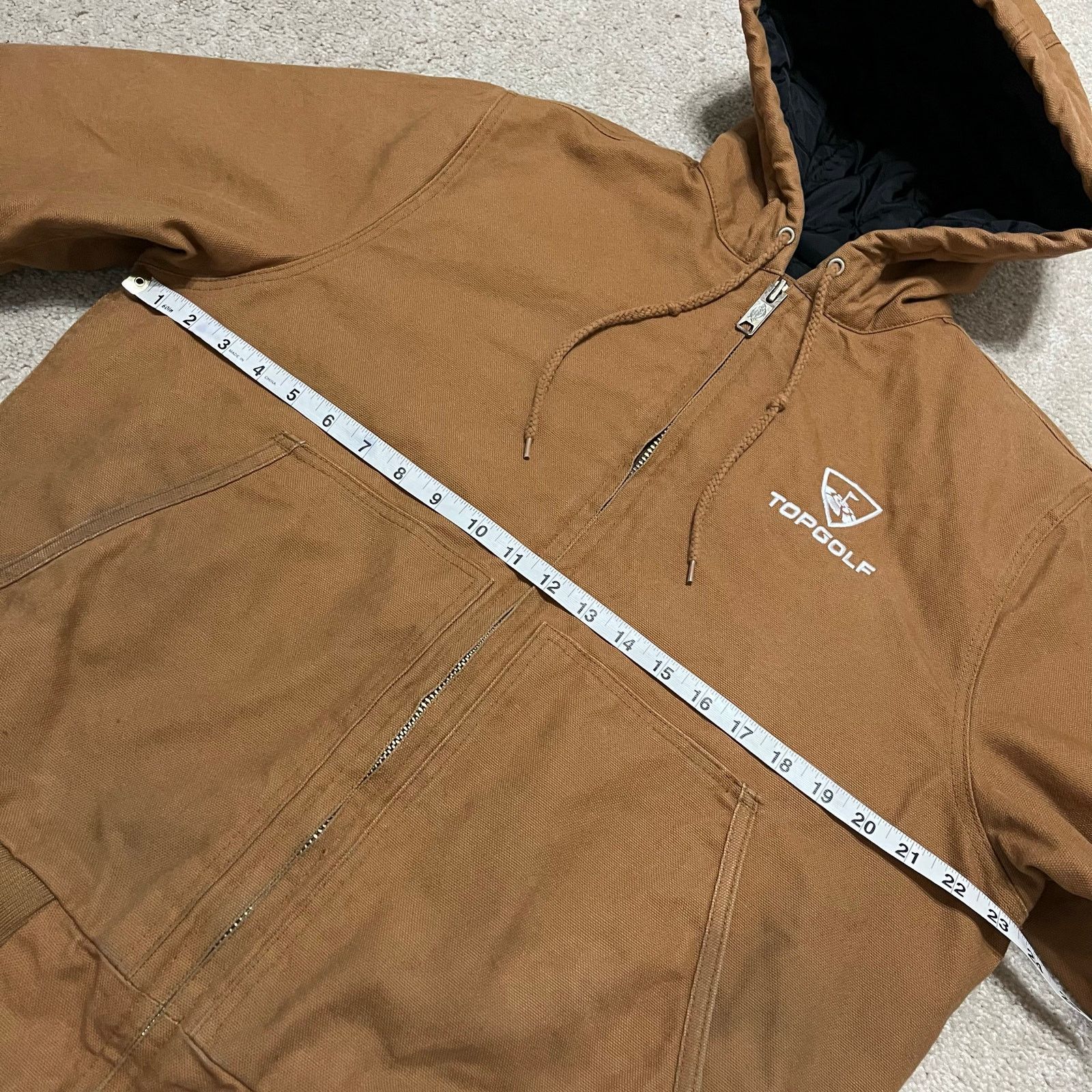 Dickies Dickies Full Zip Brown Hooded Workwear Cold Weather Jacket M Size US M / EU 48-50 / 2 - 6 Thumbnail