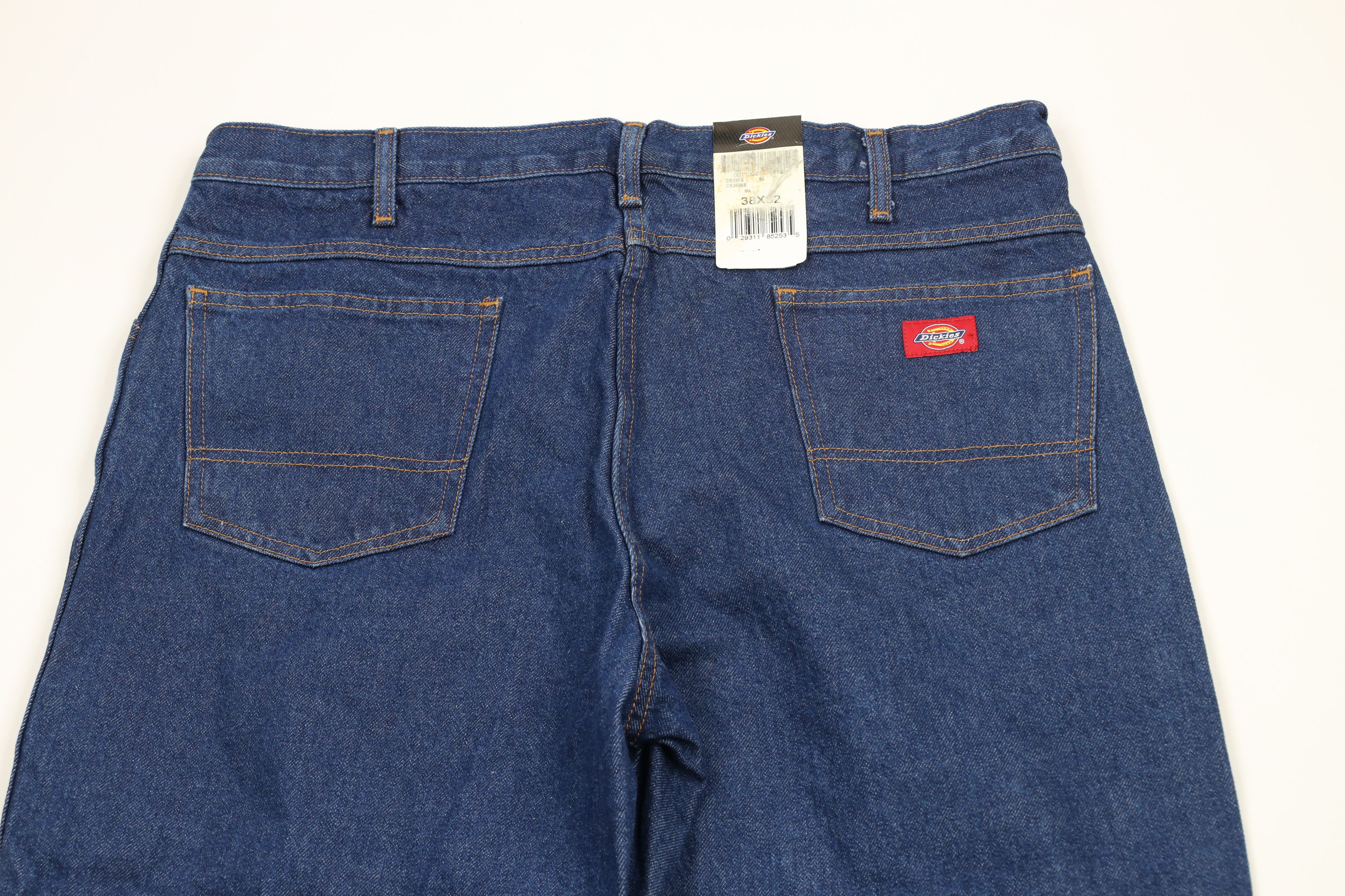 Dickies × Vintage Deadstock Y2K Dickies Out Wide Leg Denim Jeans Blue Cotton Size US 38 / EU 54 - 8 Thumbnail
