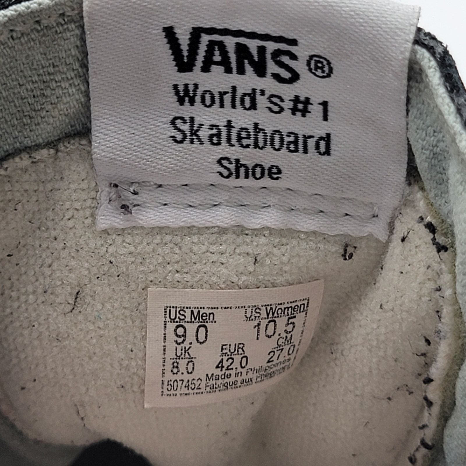 Vans Vans Sk-8 Hi (i Heart) Black/White Sz 9M/10.5W (156) Size US 9 / EU 42 - 8 Thumbnail