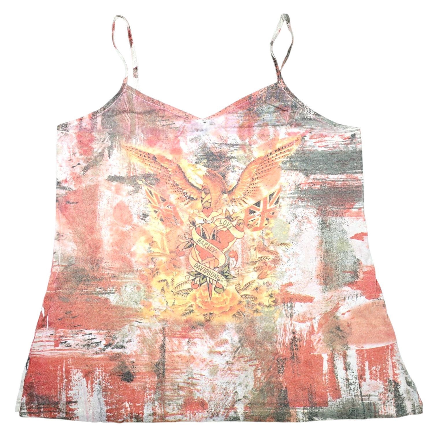Harley Davidson 2008 Harley Davidson Cami Tank Top Women's XXL Love Eagle Size XXL / US 16-18 / IT 52-54 - 1 Thumbnail