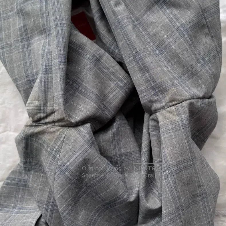 Vivienne Westwood Vivienne Westwood Vintage Gray Plaid Heart Neckline Blazer Size S / US 4 / IT 40 - 6 Thumbnail