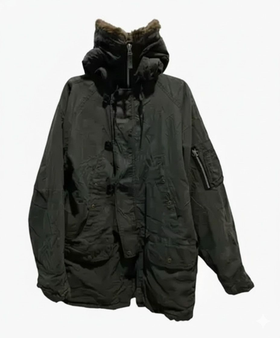 Vintage K. COMPANY Tokyo Japan "Extreme Cold Weather" Hooded Parka Size US L / EU 52-54 / 3 - 1 Thumbnail