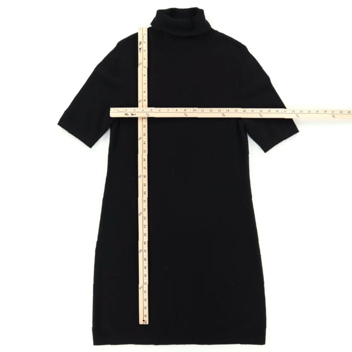 Vintage Yansi Fugel 100% Cashmere Dress Black Women's M Size M / US 6-8 / IT 42-44 - 3 Thumbnail
