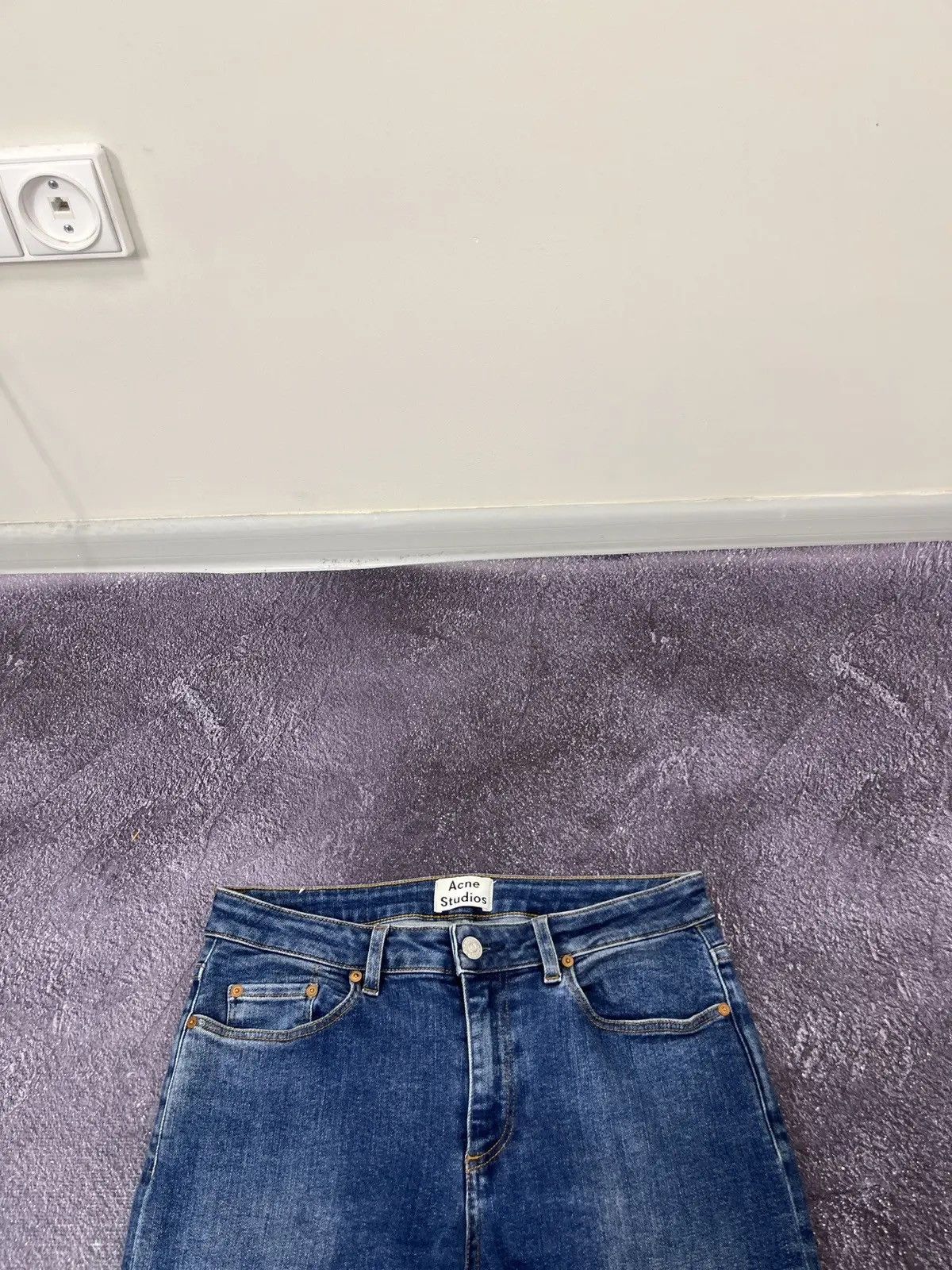 Acne Studios Acne Studios Skin 5 Dark VTG Women’s Denim Luxury Jeans Size 28" / US 6 / IT 42 - 5 Thumbnail